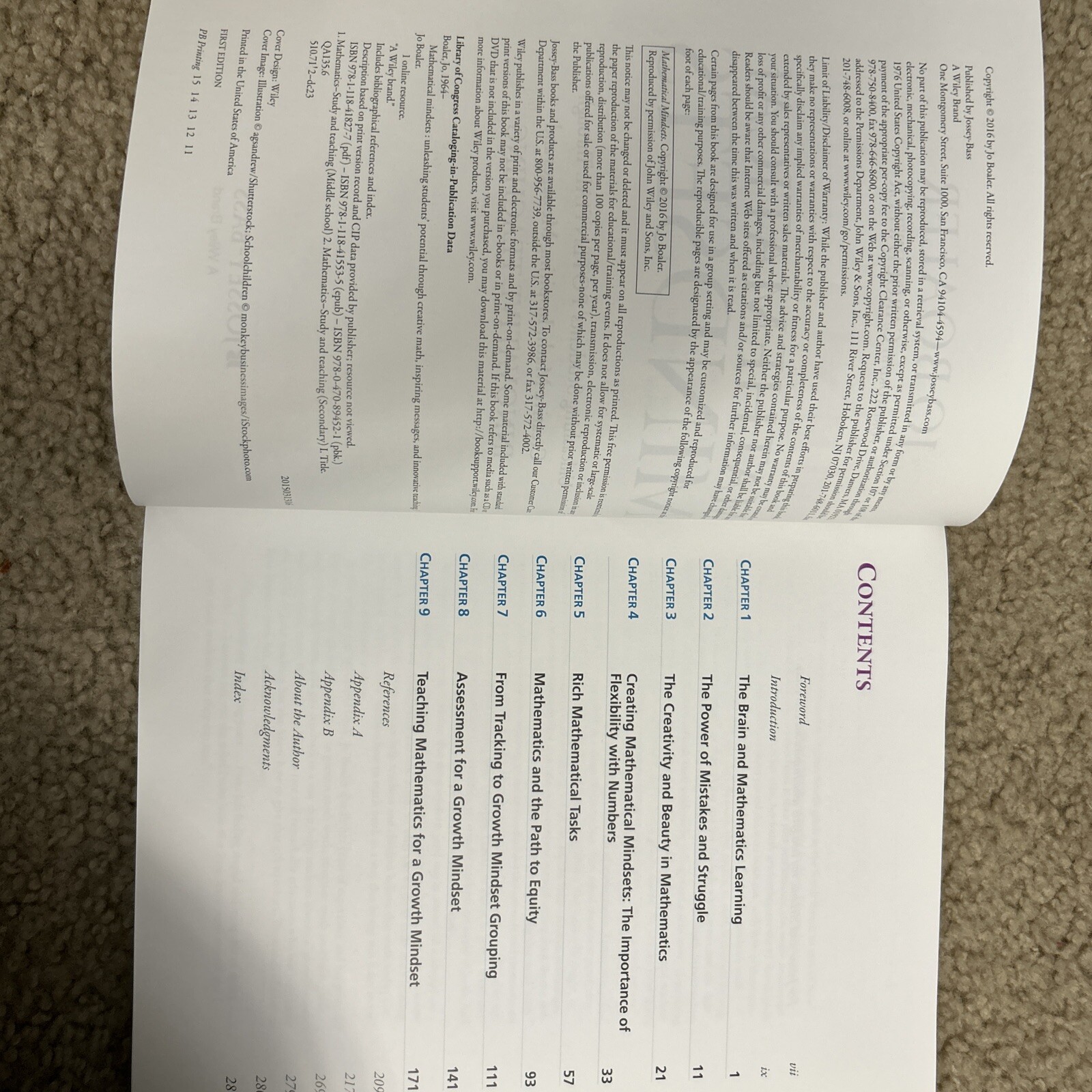 Mindset Mathematics Ser.: Mathematical Mindsets : Unleashing Students’ Potential