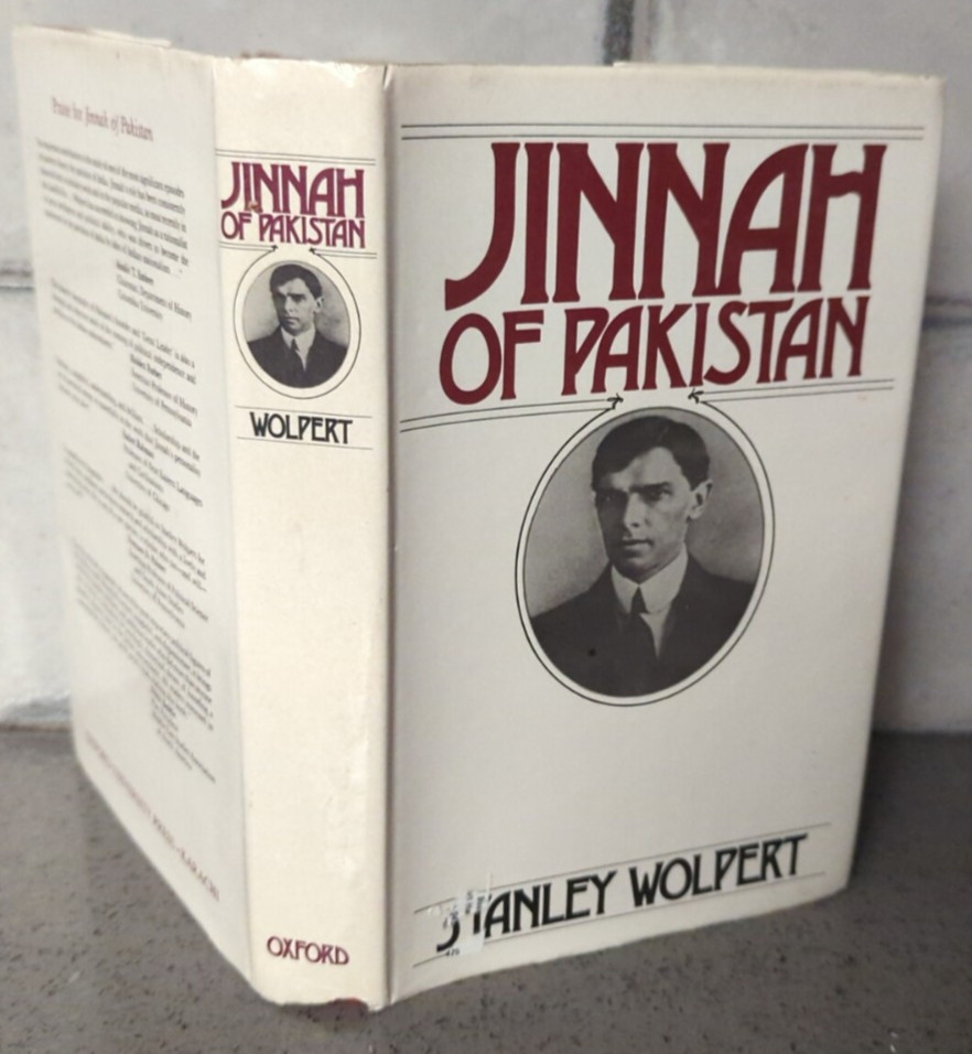 Jinnah of Pakistan by Stanley Wolpert (1989, Hardcover)SIGNED by Umar Burki