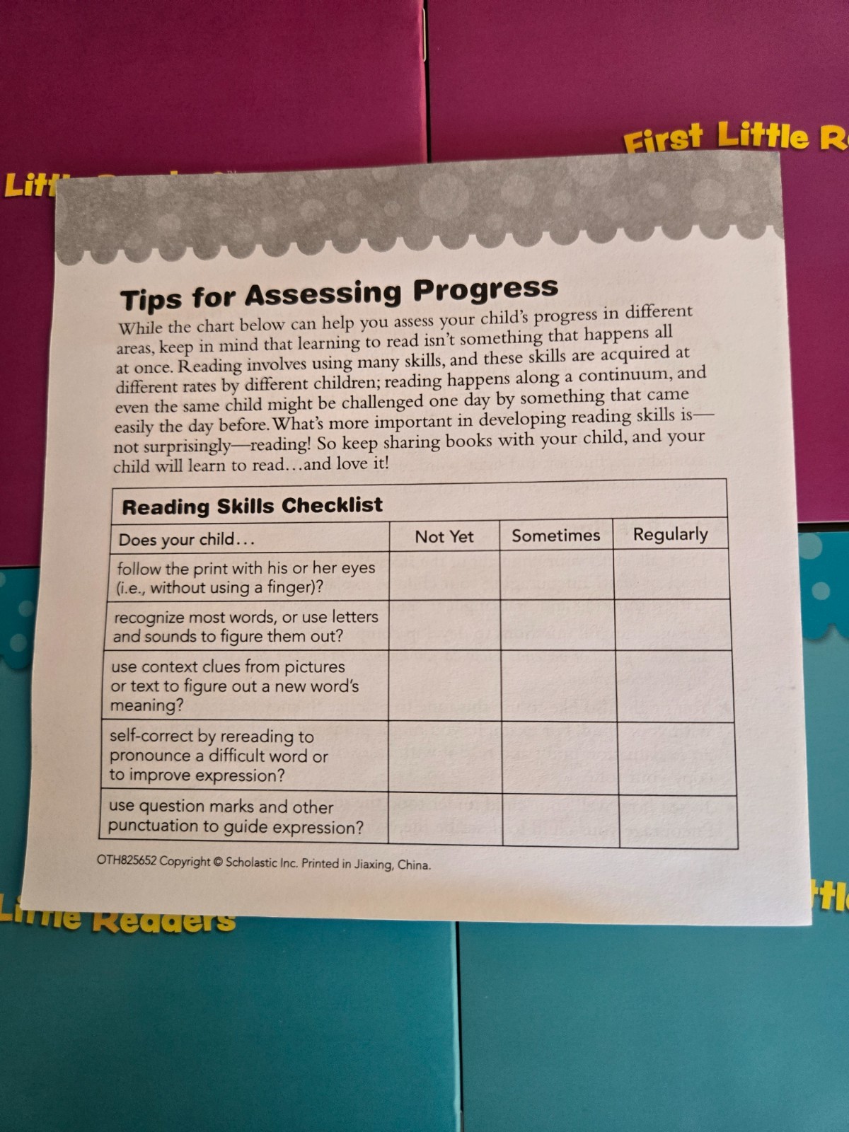 Scholastic First Little Readers Parent Pack: Guided Reading Levels E & F