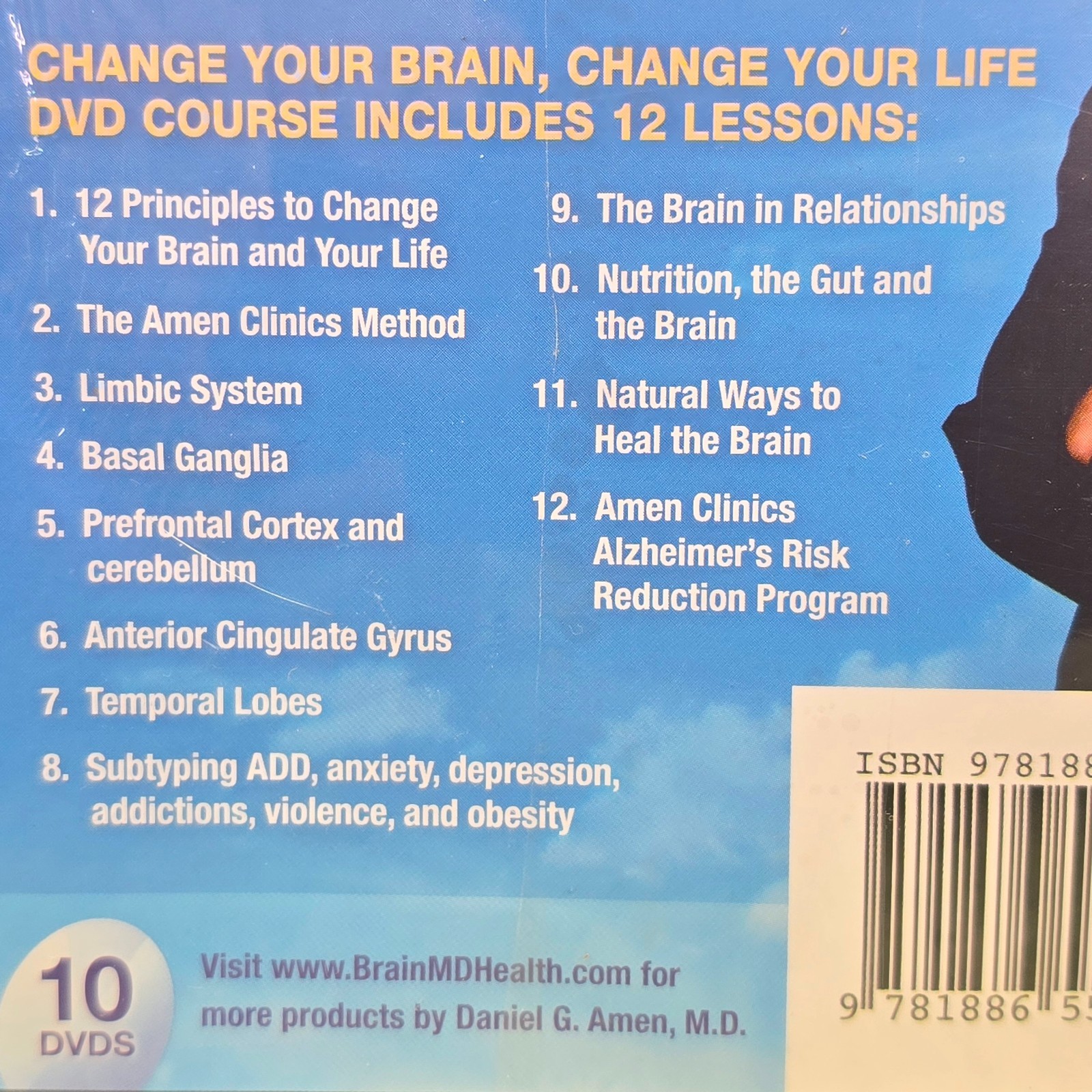 Dr Daniel Amen Brain Box X + Change Your Brain Coaching Program DVD Sets – NEW