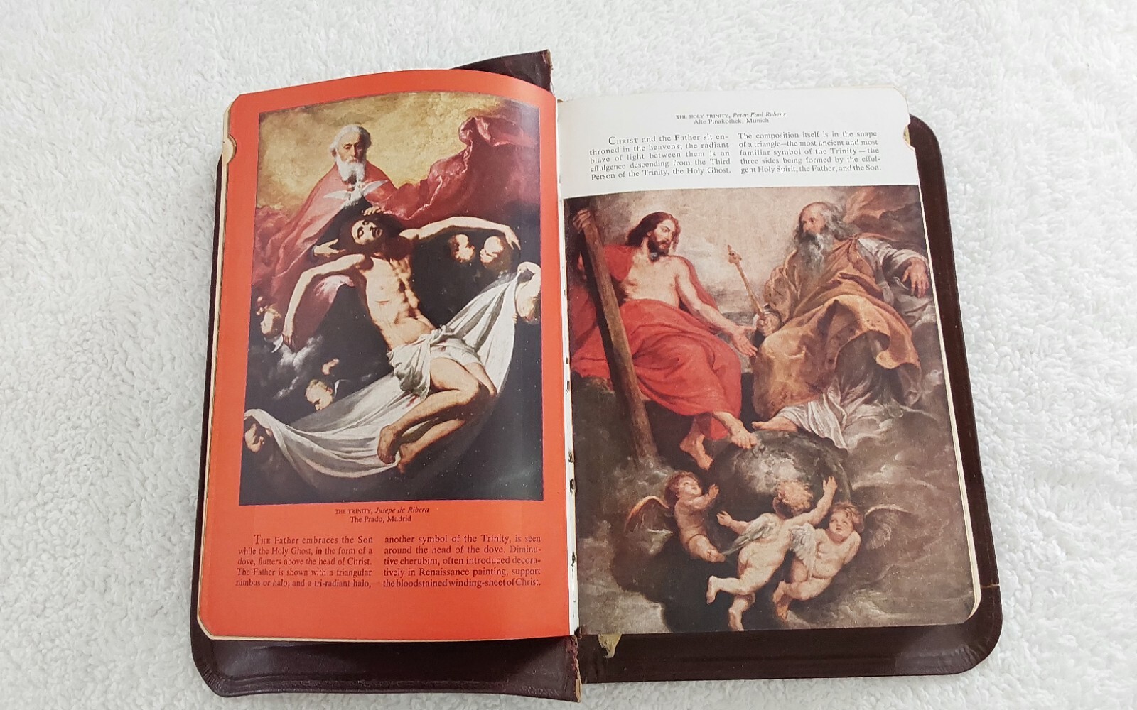 Vtge. 1955 Holy Bible Holy Trinity Edition Of Catholic Bible Archbishop Book