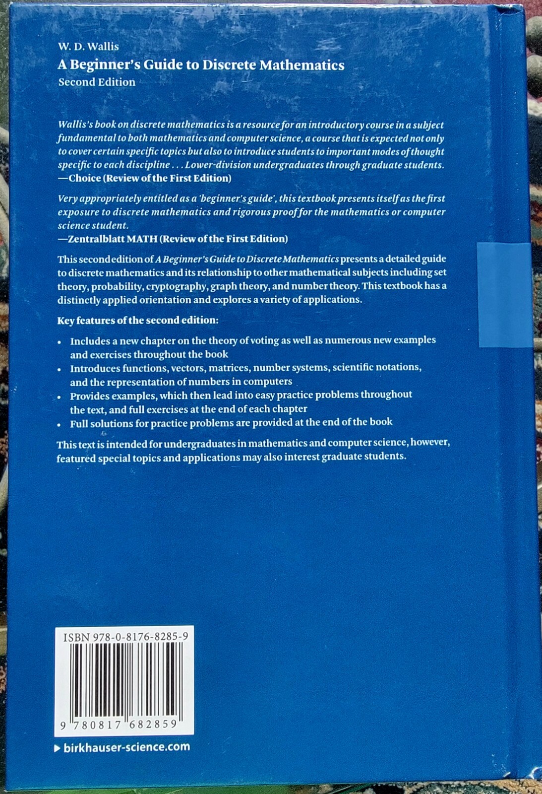 Beginner’s Guide to Discrete Mathematics by W. D. Wallis (2011, Hardcover).