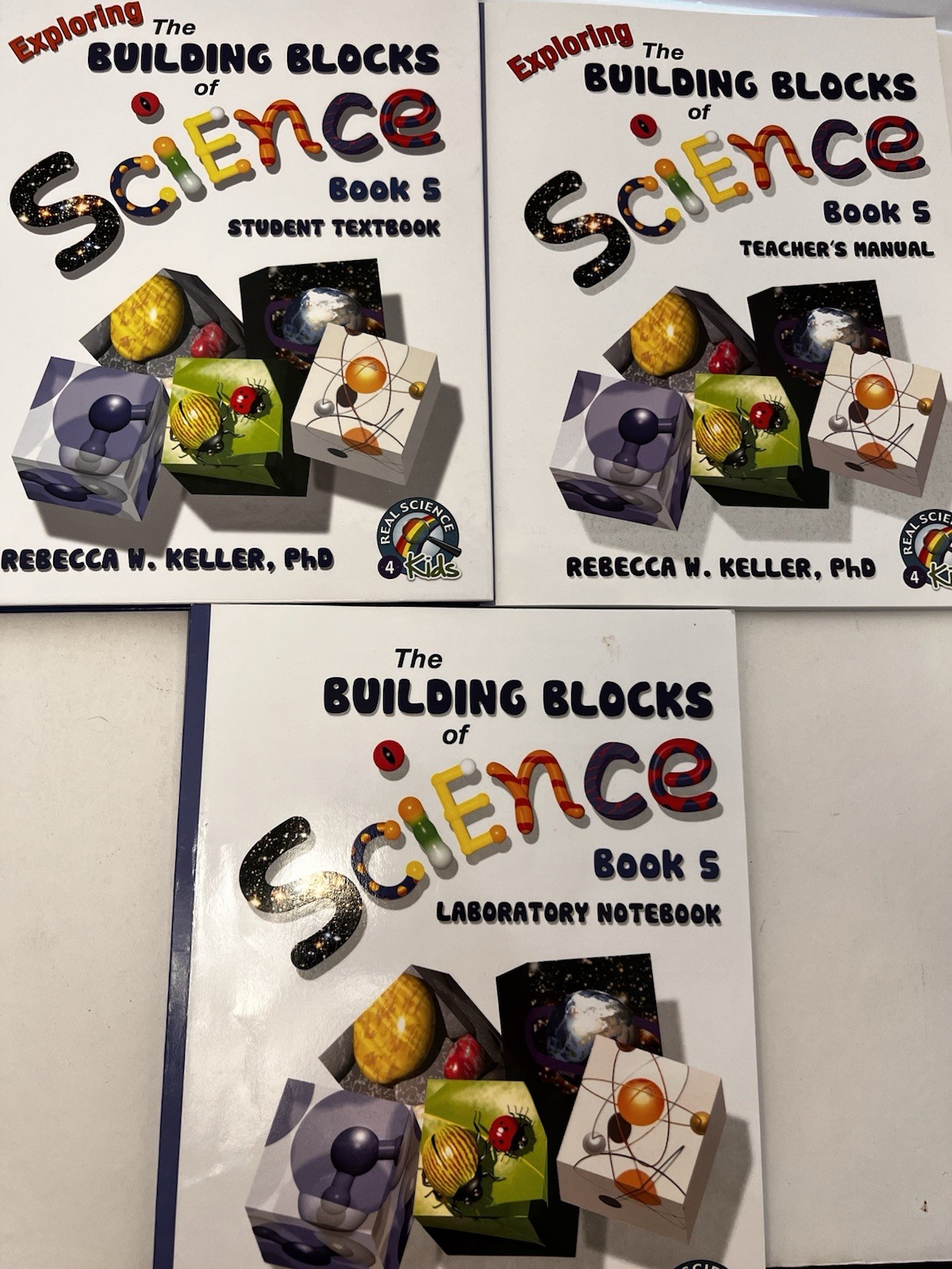 EXPLORING THE BUILDING BLOCKS of SCIENCE 5 Books Lot NEW Homeschool Curriculum
