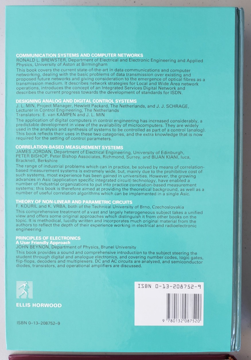 Information Theory Books Lot 4 NOS Picinbono Blahut Oswald Csiszor