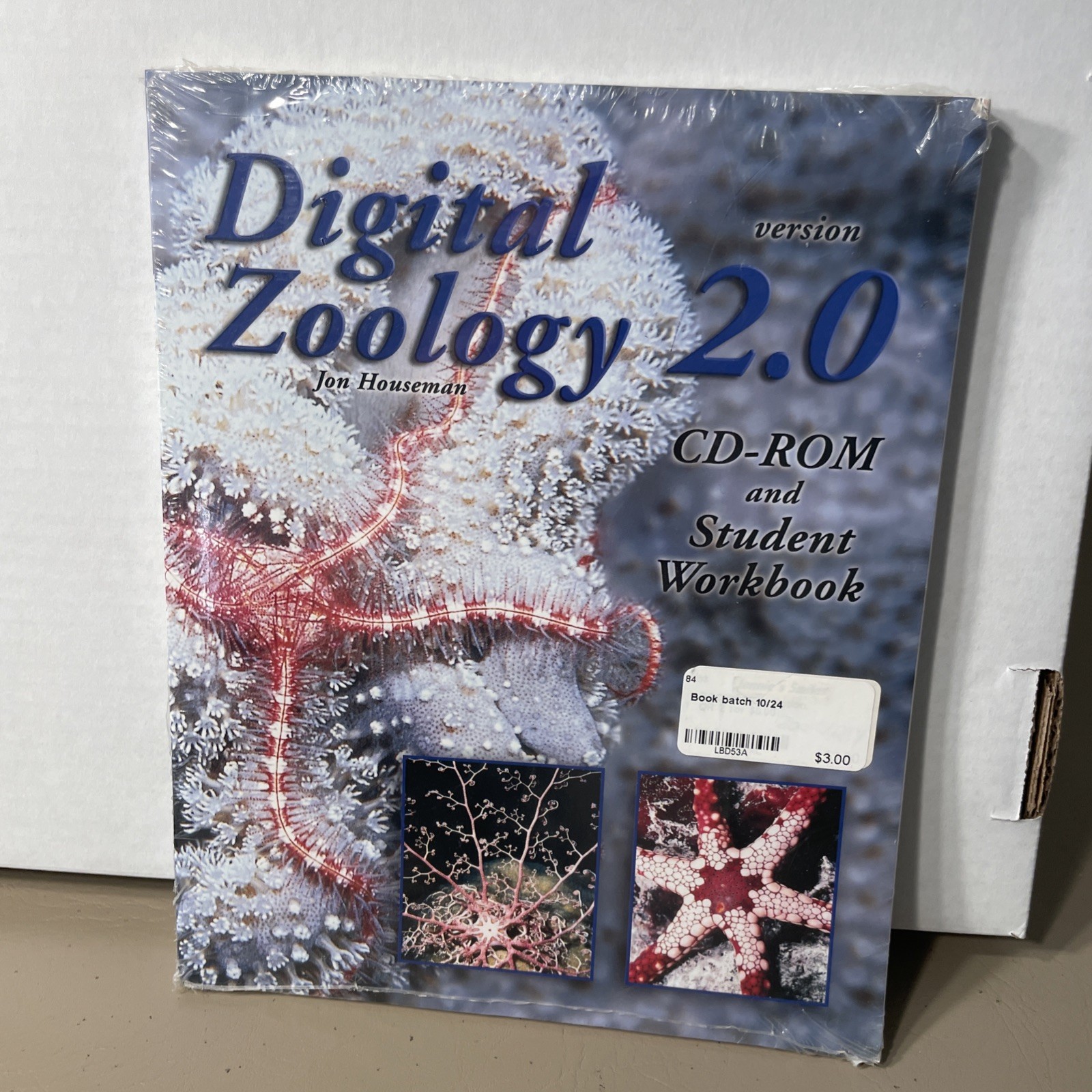 DIGITAL ZOOLOGY VERSION 2.0 -ROM WITH WORKBOOK By Jon Houseman *Mint Condition*