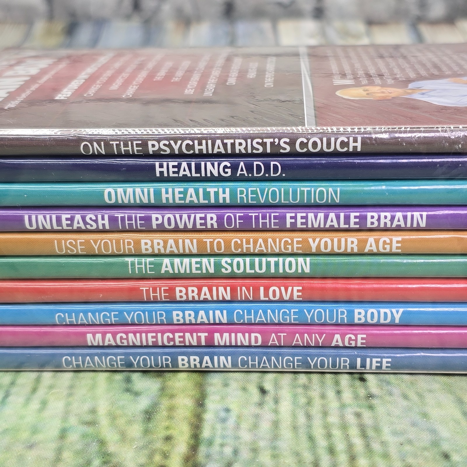 Dr Daniel Amen Brain Box X + Change Your Brain Coaching Program DVD Sets – NEW