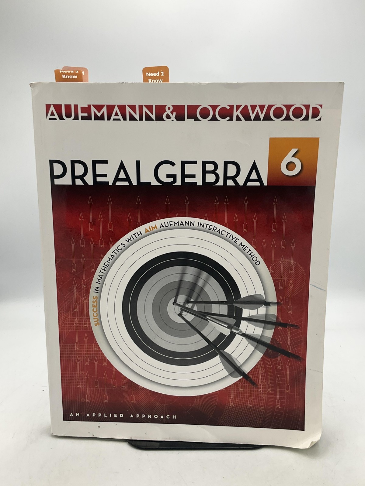 Prealgebra Applied Approach 6th Ed Aufmann Lockwood Brooks Cole PB 2014 USA Math