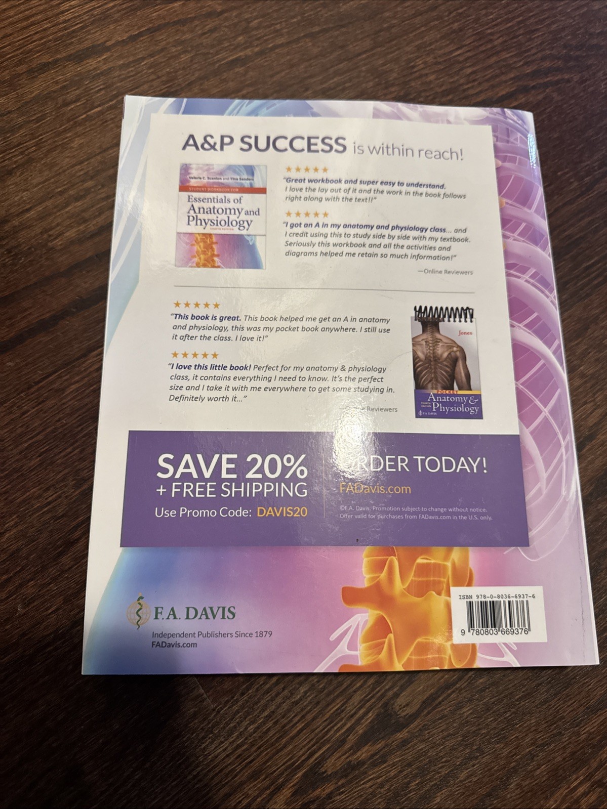 Essentials of Anatomy and Physiology by Tina Sanders and Valerie C. Scanlon. New