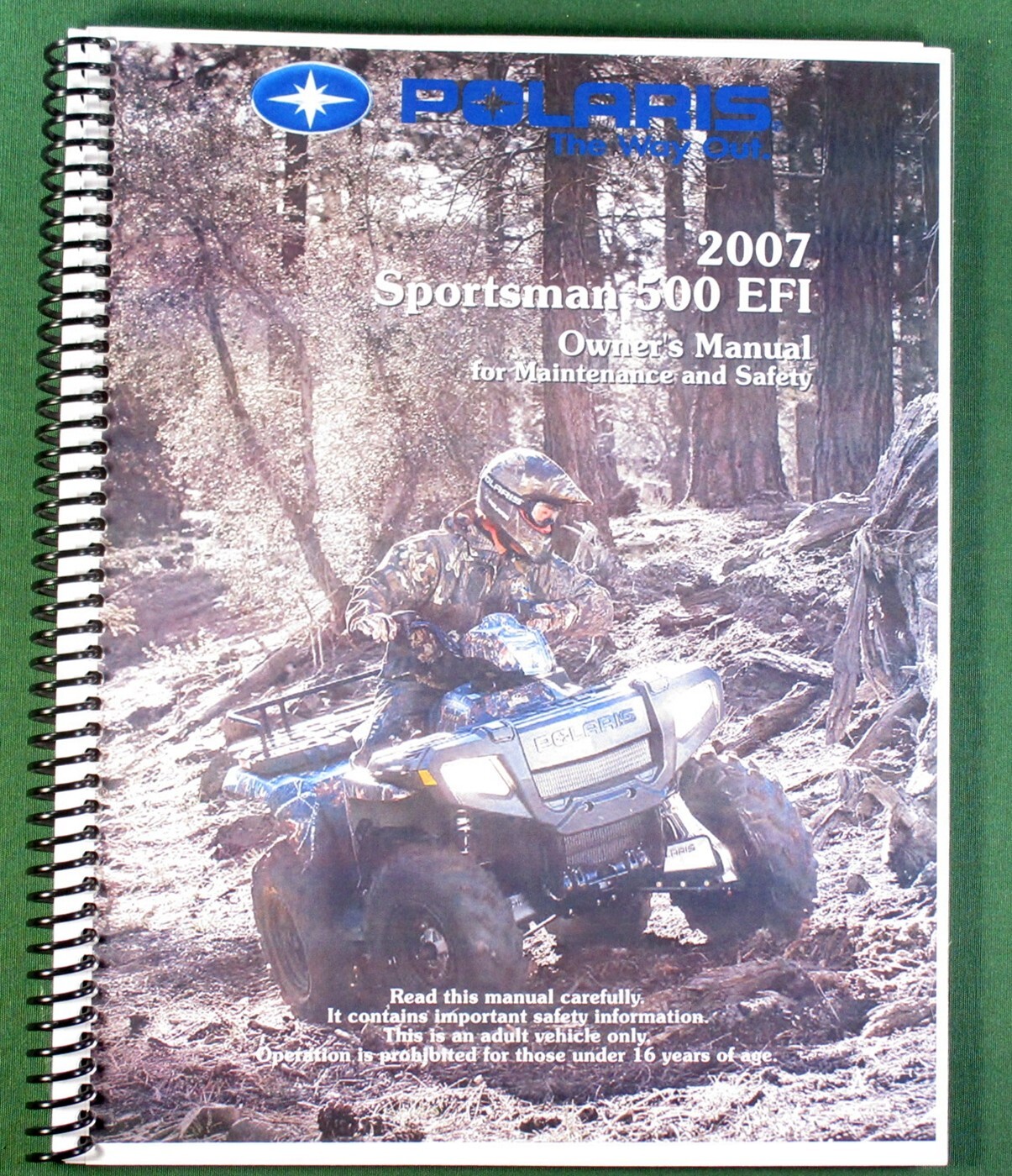 2007 Polaris Sportsman 700 EFI ATV Owner’s Manual: 143 Pages & Protective Covers