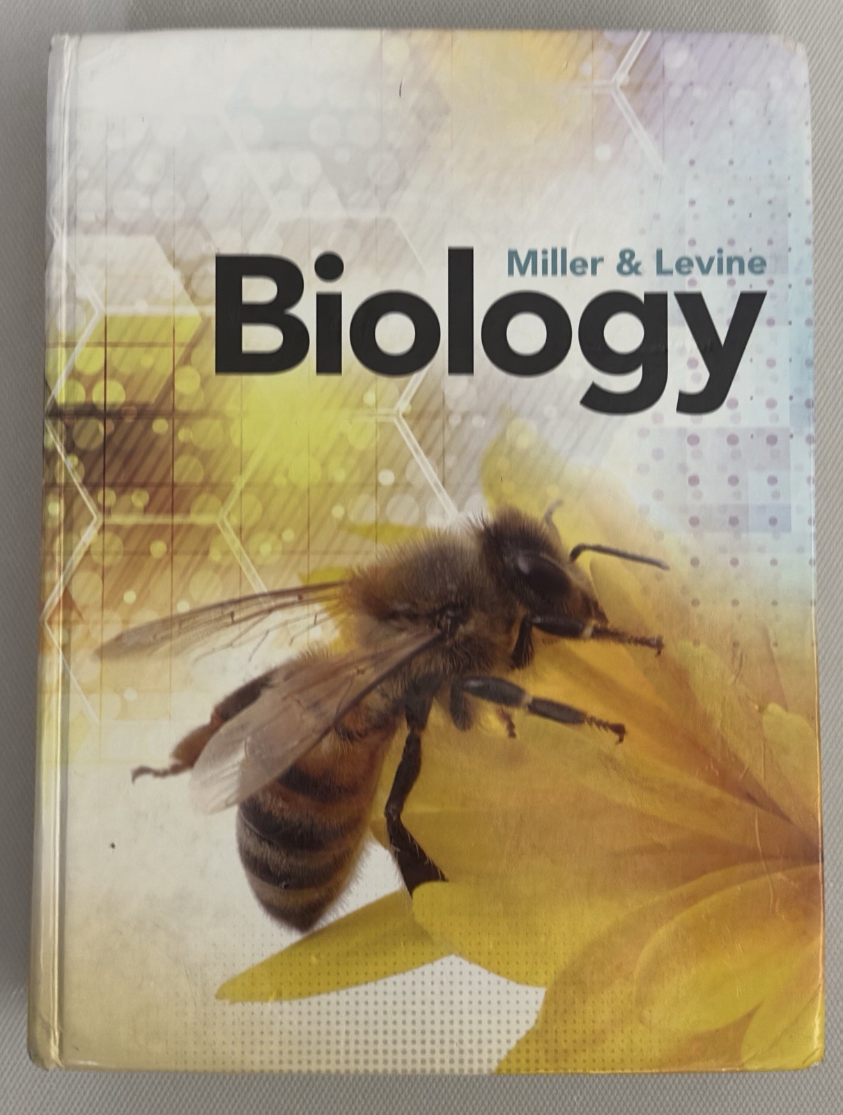 Pearson Miller & Levine Biology Hardcover Textbook High School English