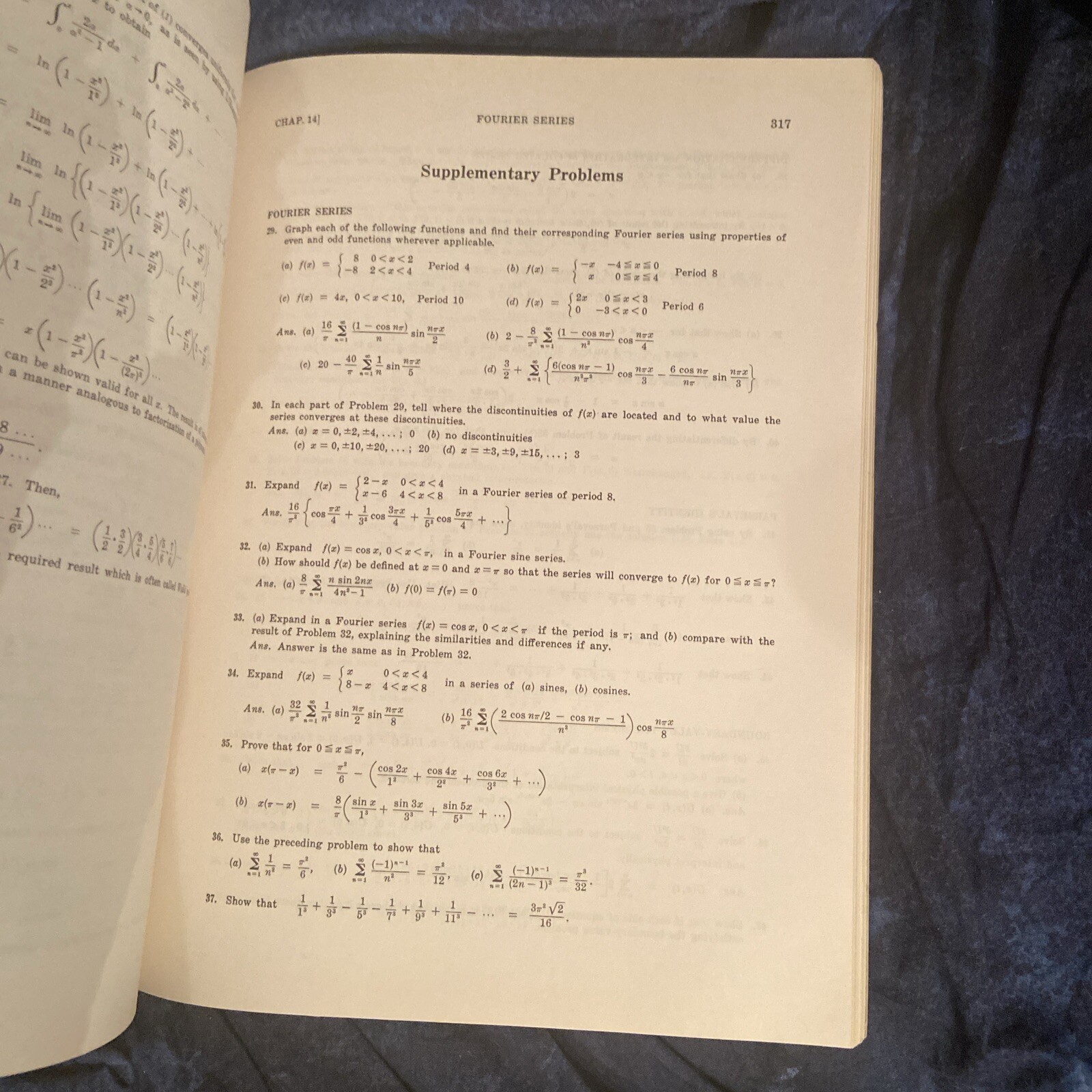 Vtg 1963 SCHAUM’S Theory & Problems of Advanced Calculus/Murray R. Spiegel- NICE