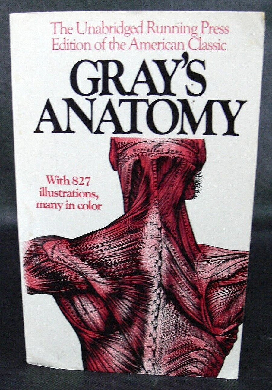 GRAY’S ANATOMY Soft Cover Book + Illustrations/Pickering/Howden-Running Press Rx