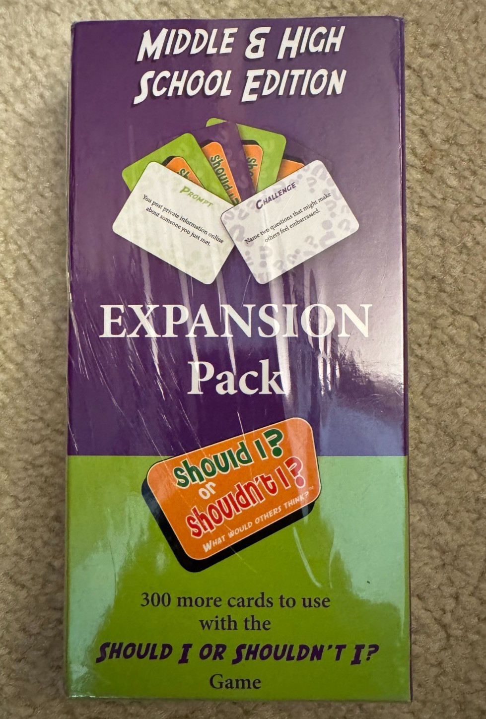 Should I or Shouldn’t I? Game Expansion Pack – Middle & High School Edition