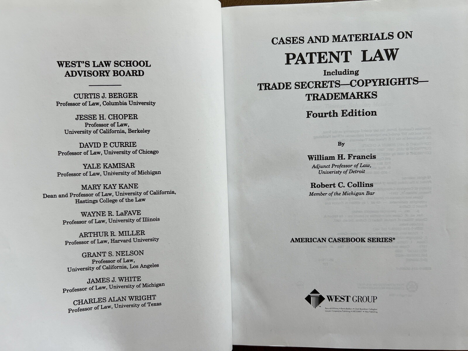 Cases And Material On Patent Law Fourth Edition American Casebook Series