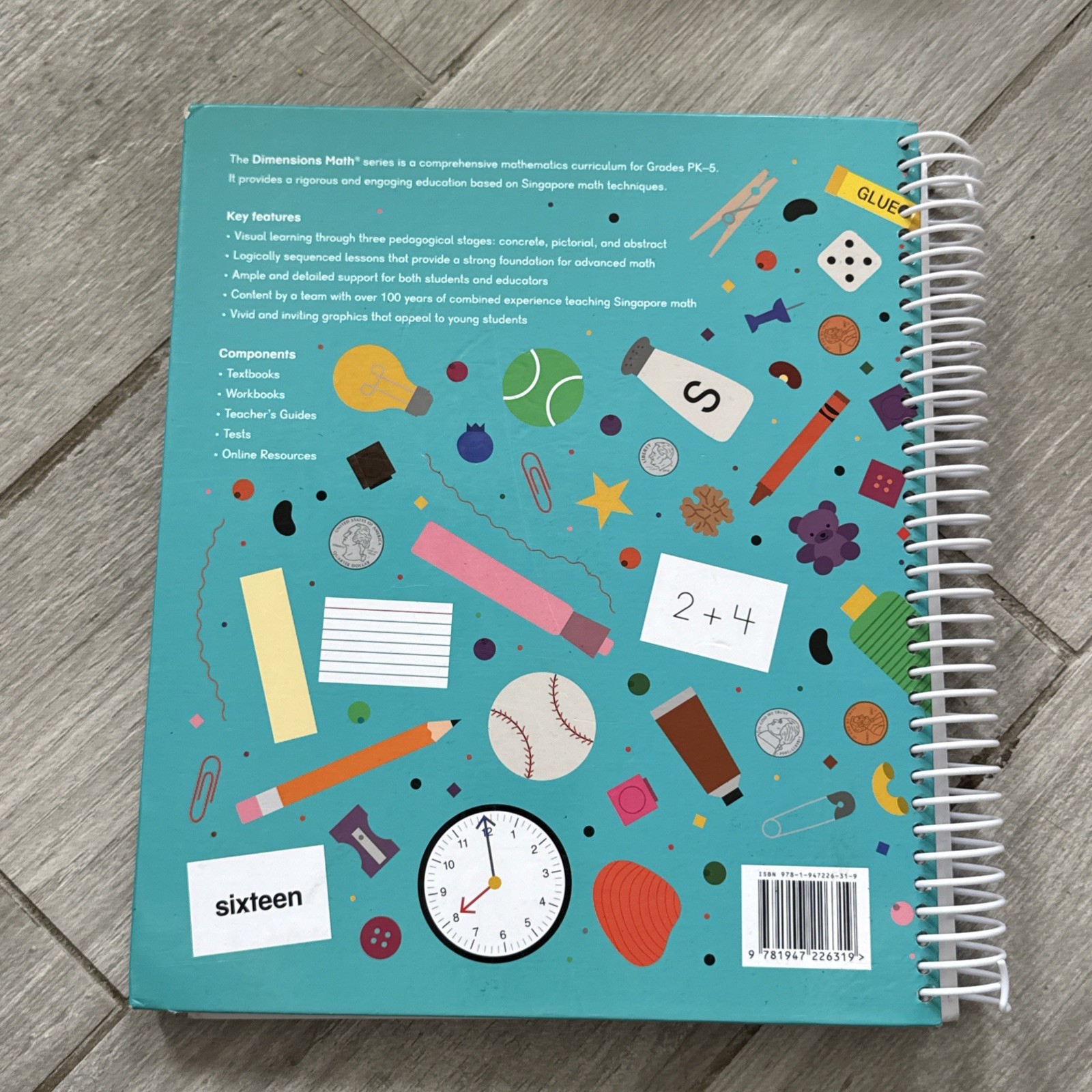Dimensions Singapore Math KB Kindergarten B Math Teacher’s Guide Spiral