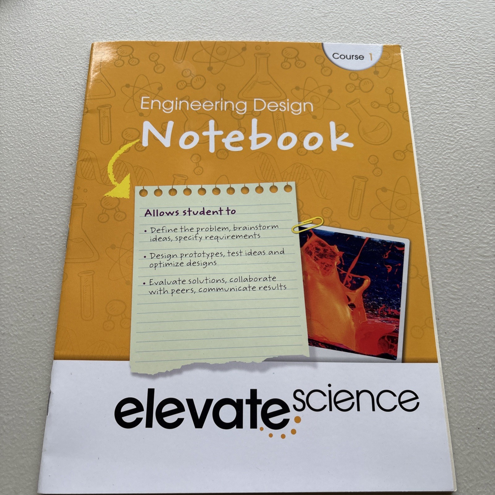 Elevate Science Grade 6 Course 1 Teacher Edition, Work Book and Notebook 2019