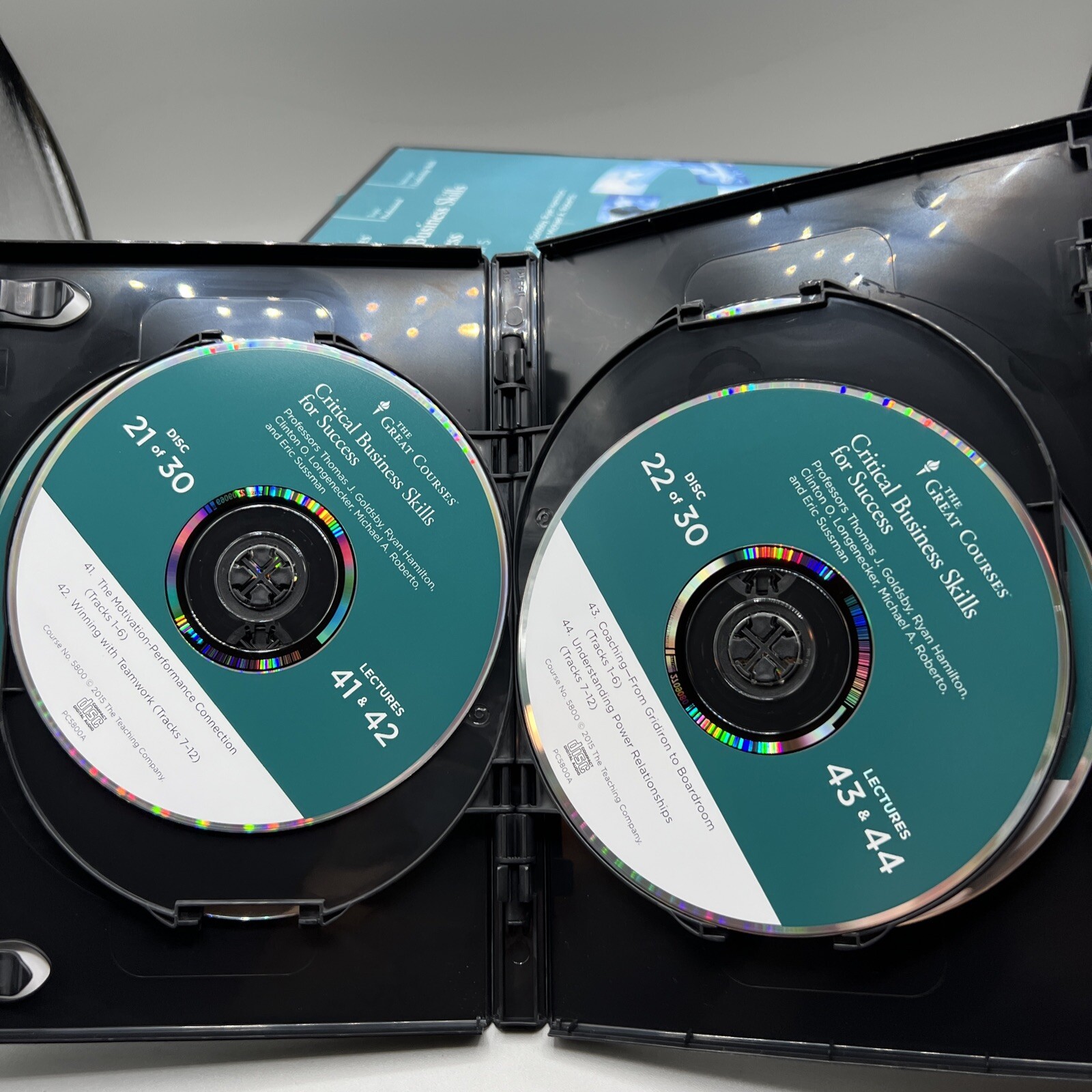 Great Courses Critical Business Skills, Guidebook, 3 Lecture Books, 4 DVD’s