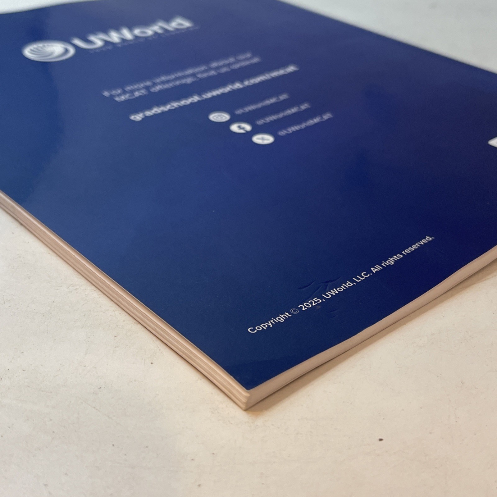 UWorld (GRAD SCHOOL) – MCAT Prep Book – 2026-2027 (Passage Booklet)