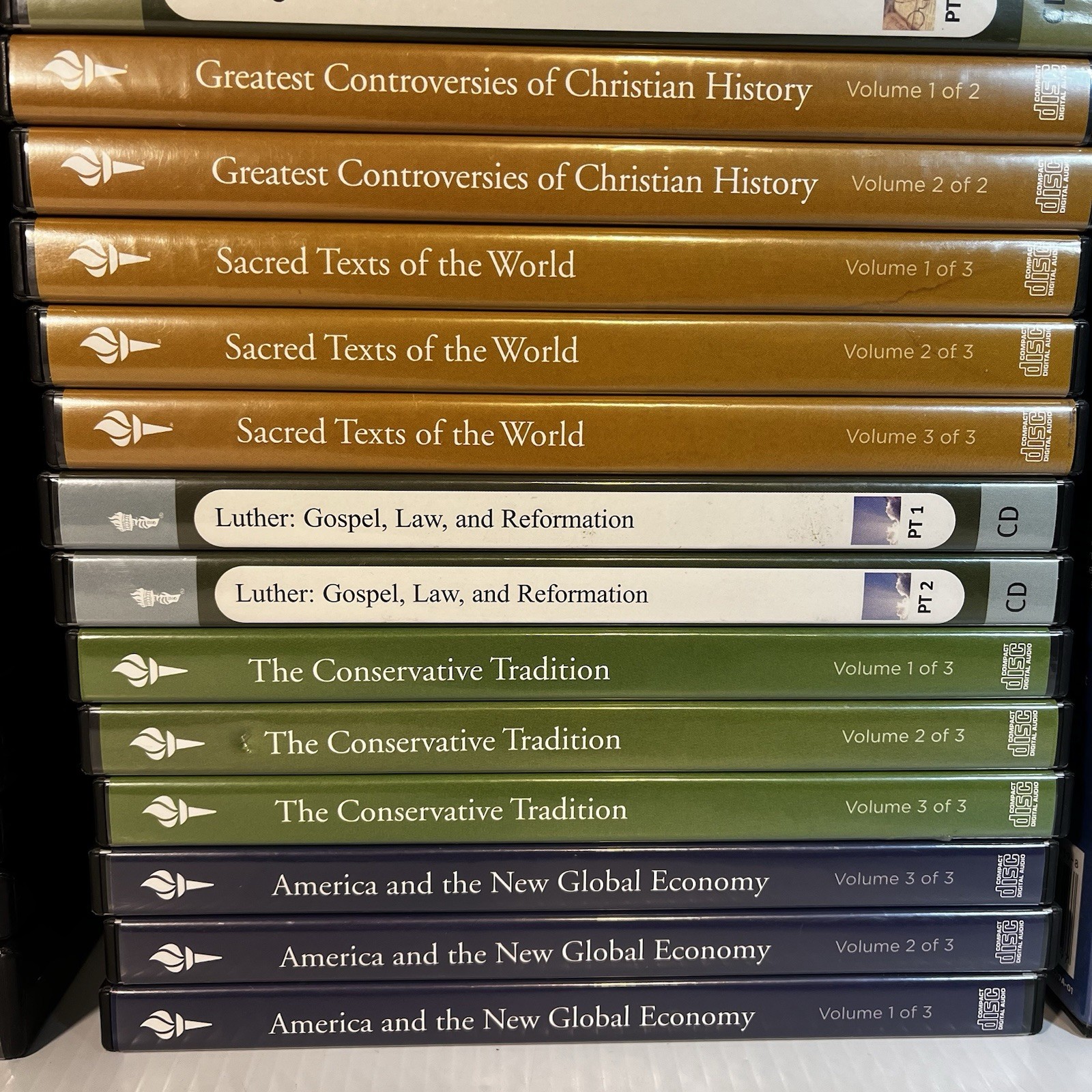 The Great Courses Lot of 39 Different Full Courses on DVDs (86 cases) Collegiate