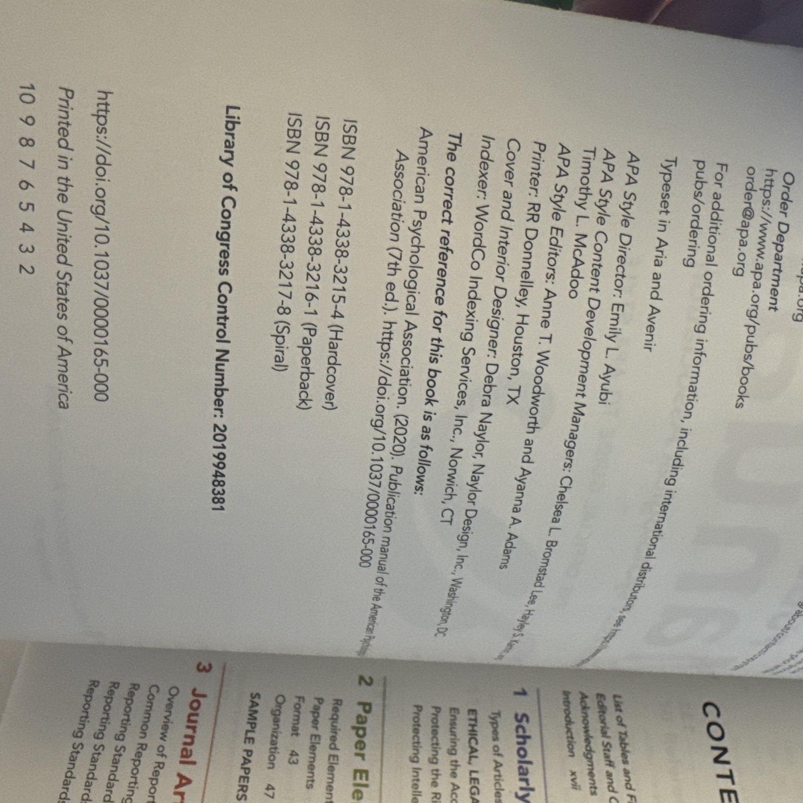 Publication Manual (OFFICIAL) 7th Edition of the American Psychological…