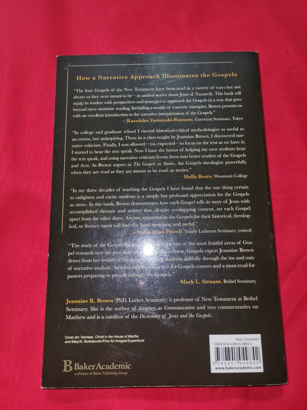 The Gospels As Stories: Narrative Approach To Matthew, Mark, Luke, John | Brown