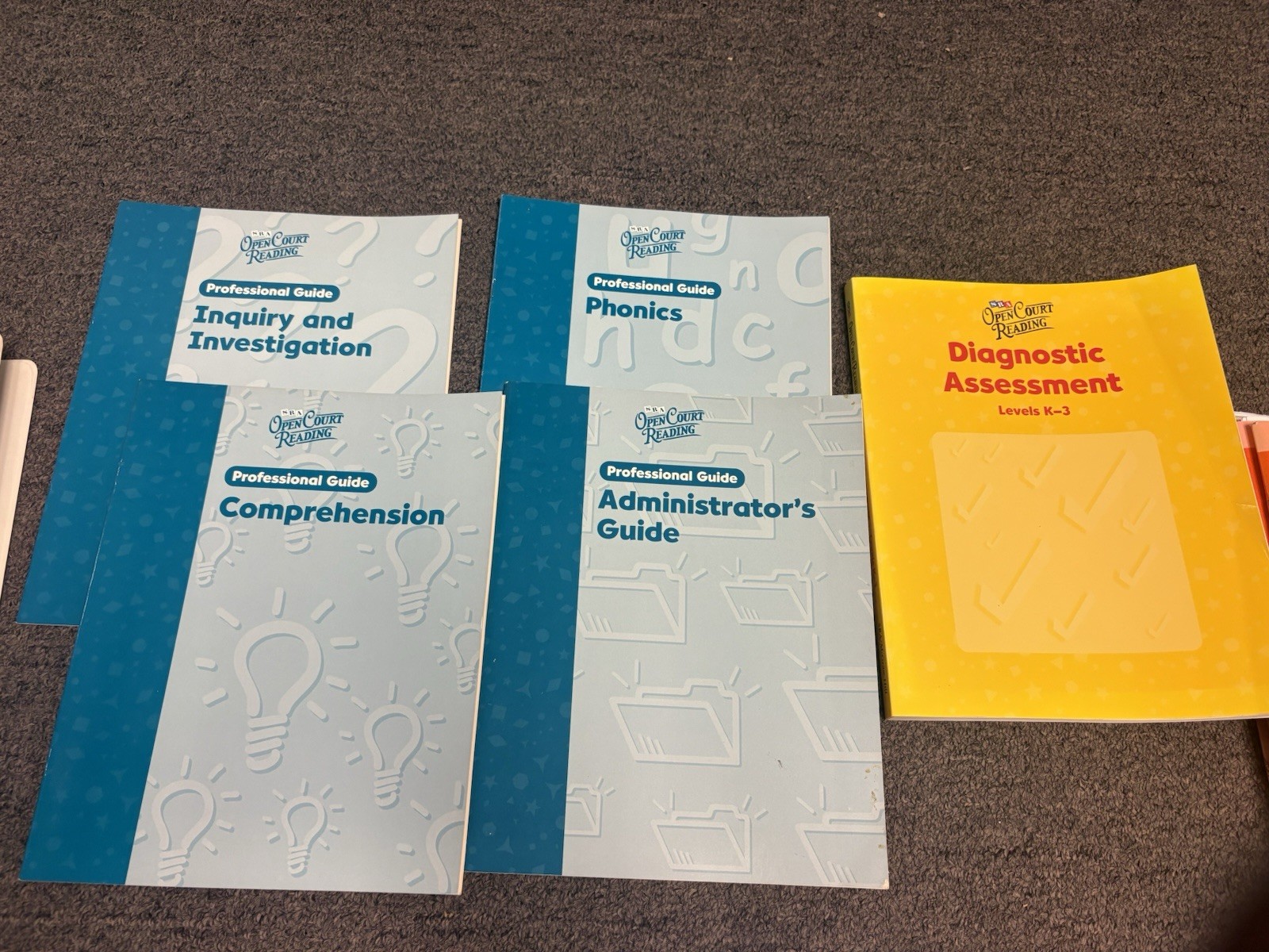 SRA Open Court Reading Level 1 Teacher Lot Masters, Annotated, Transparencies