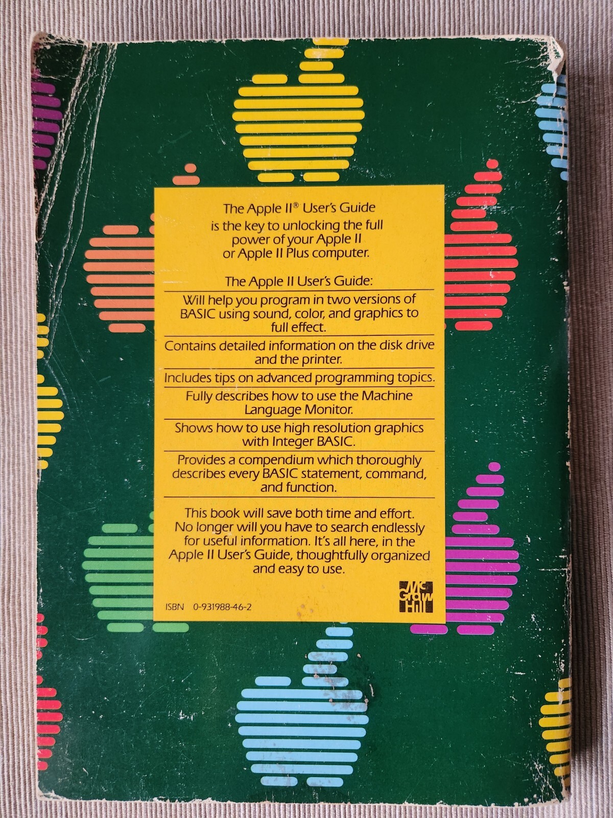 Vintage APPLE II User’s Guide Lon Poole Osborne McGraw Hill Paperback 1981