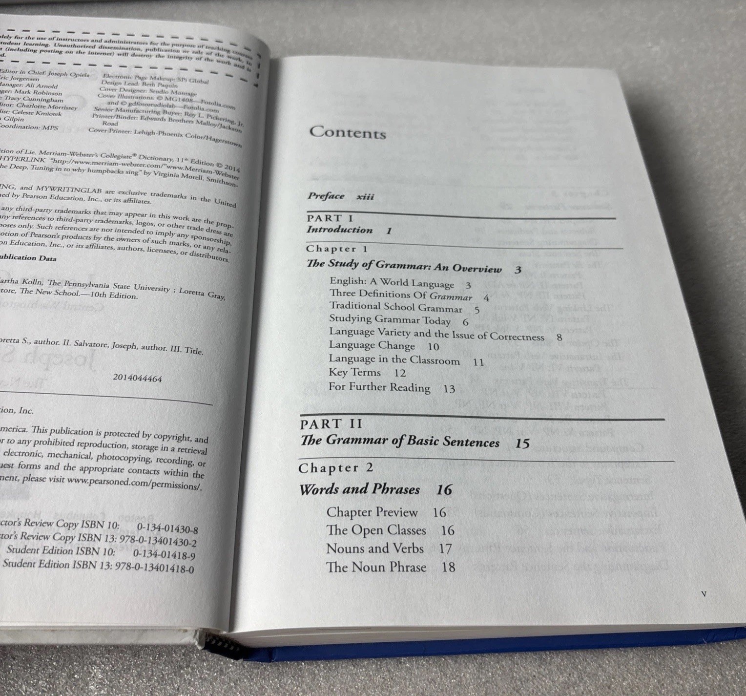Understanding English Grammar – Hardcover, by Kolln Martha; Gray Instructor Ed.