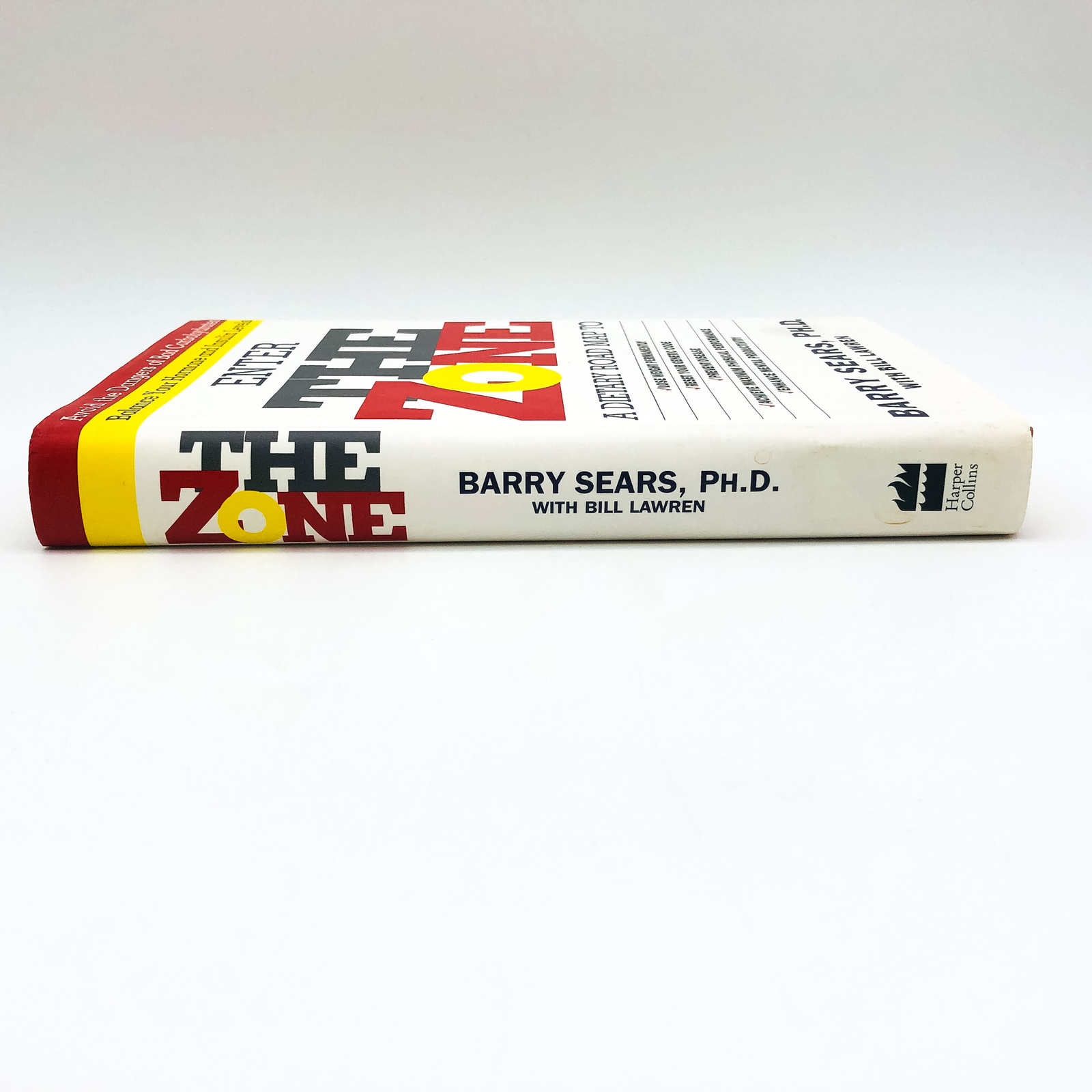 Enter The Zone Hardcover Barry Sears PHD 1995 Nutrition Health Calories Dieting