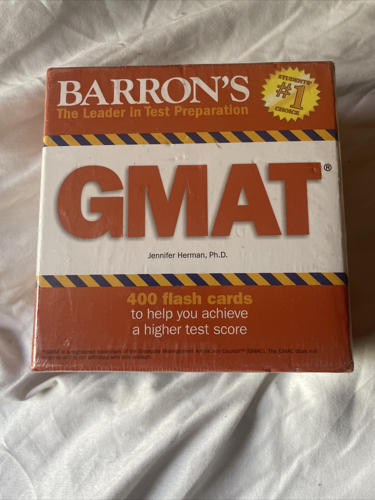 Barron’s Test Prep Ser.: GMAT Flash Cards by Jennifer Herman (2014, Trade…
