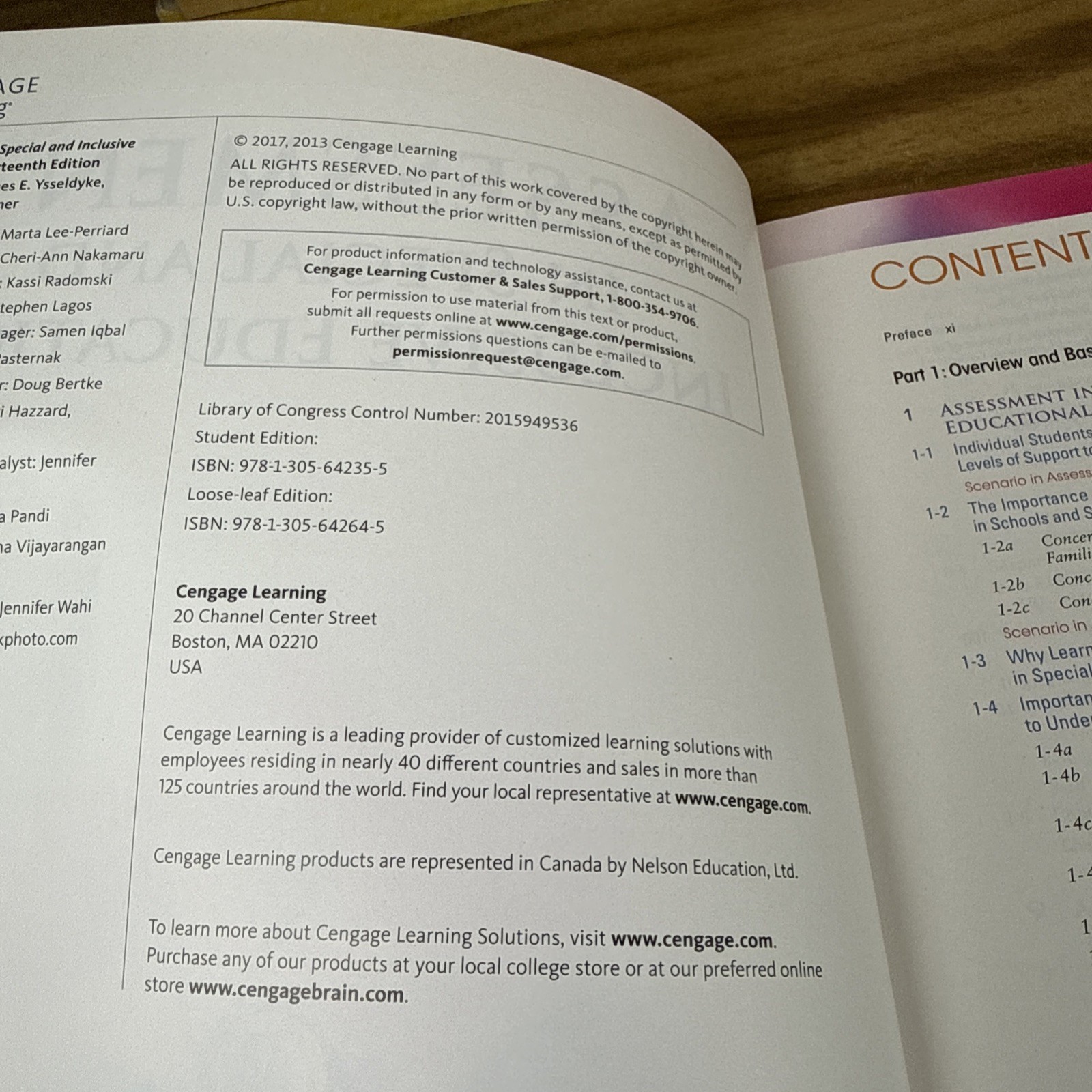 Assessment in Special and Inclusive Education by Salvia, John, Ysseldyke, James