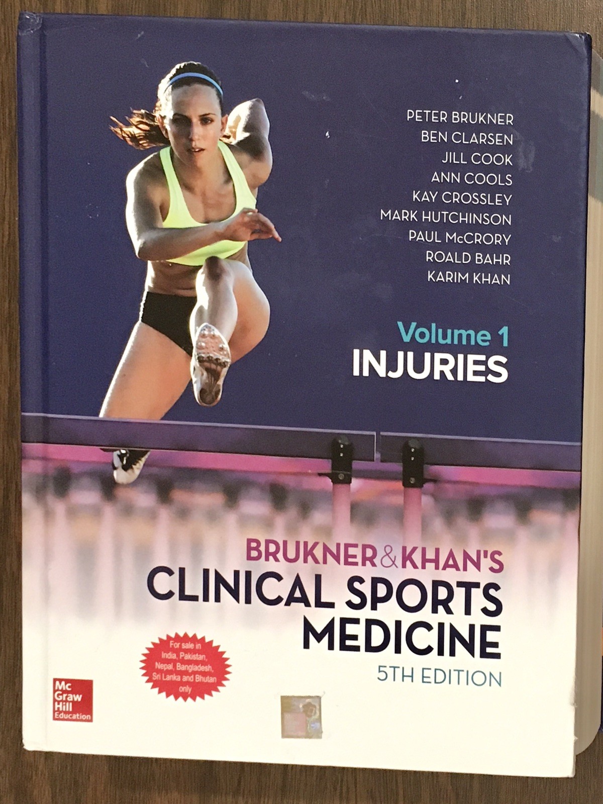 5E Indian International Ed. Brukner/Khan Clinical Sports Medicine Vol 1 Injuries
