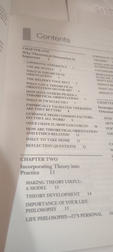 Developing Your Theoretical Orientation in Counseling and Psychotherapy book