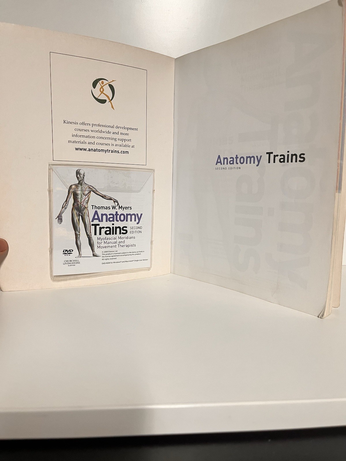Anatomy Trains 2nd Ed Thomas W. Myers Churchill Livingstone Bonus DVD HC -NO DVD