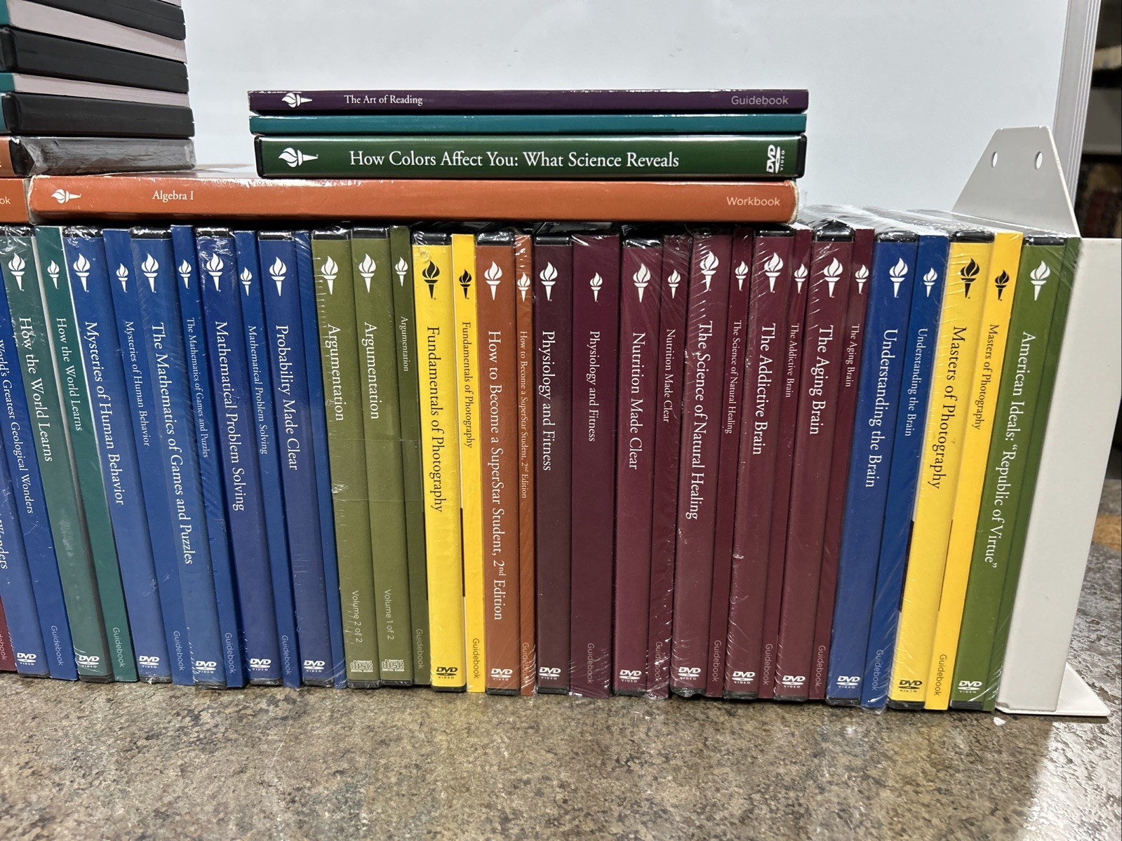 The Great Courses LOT of 32 Complete Sets of Books/DVDs/CDs (Most are Brand New)