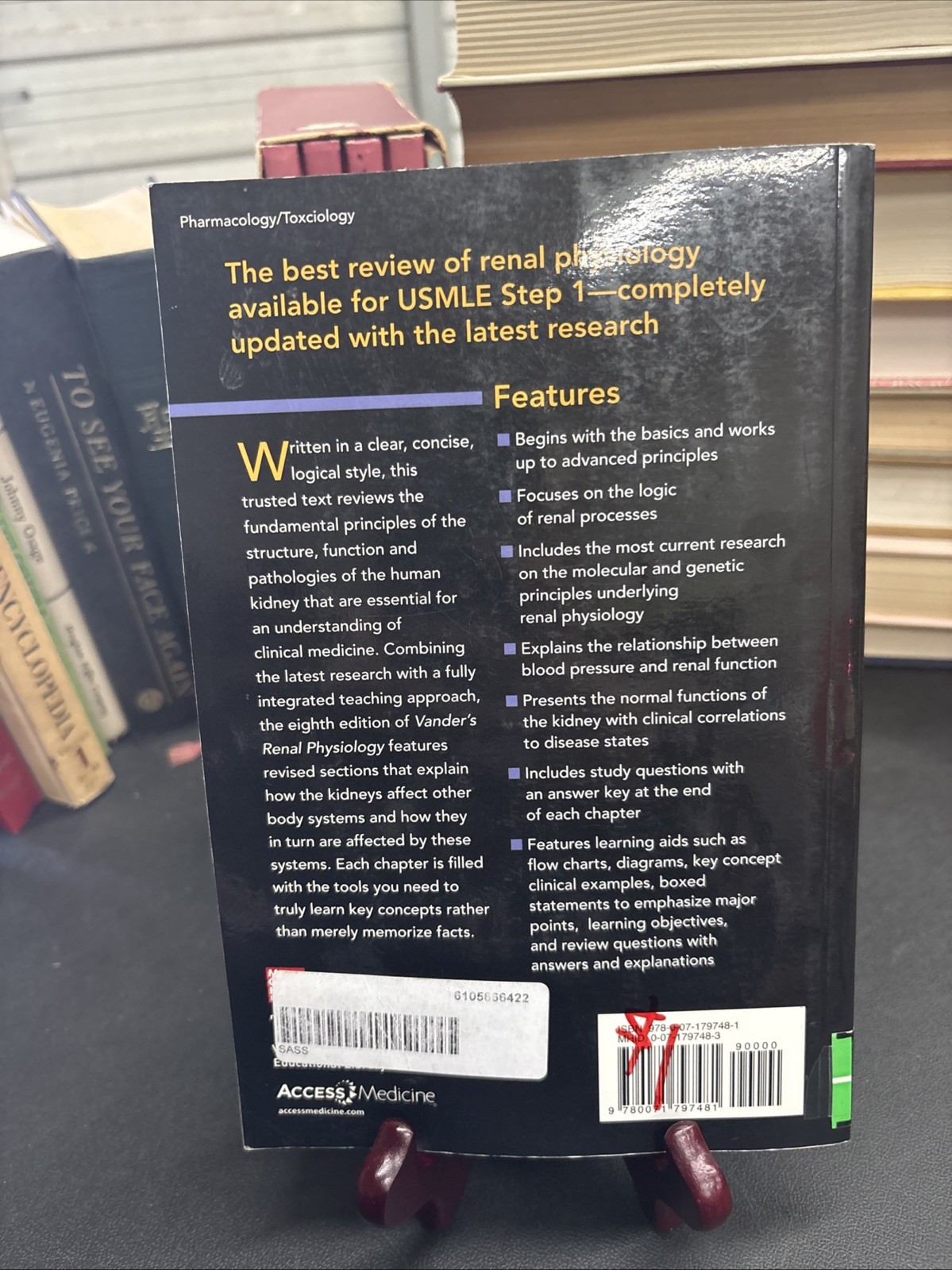 Vanders Renal Physiology, Eighth Edition by John Pooler and Douglas C. Eaton…