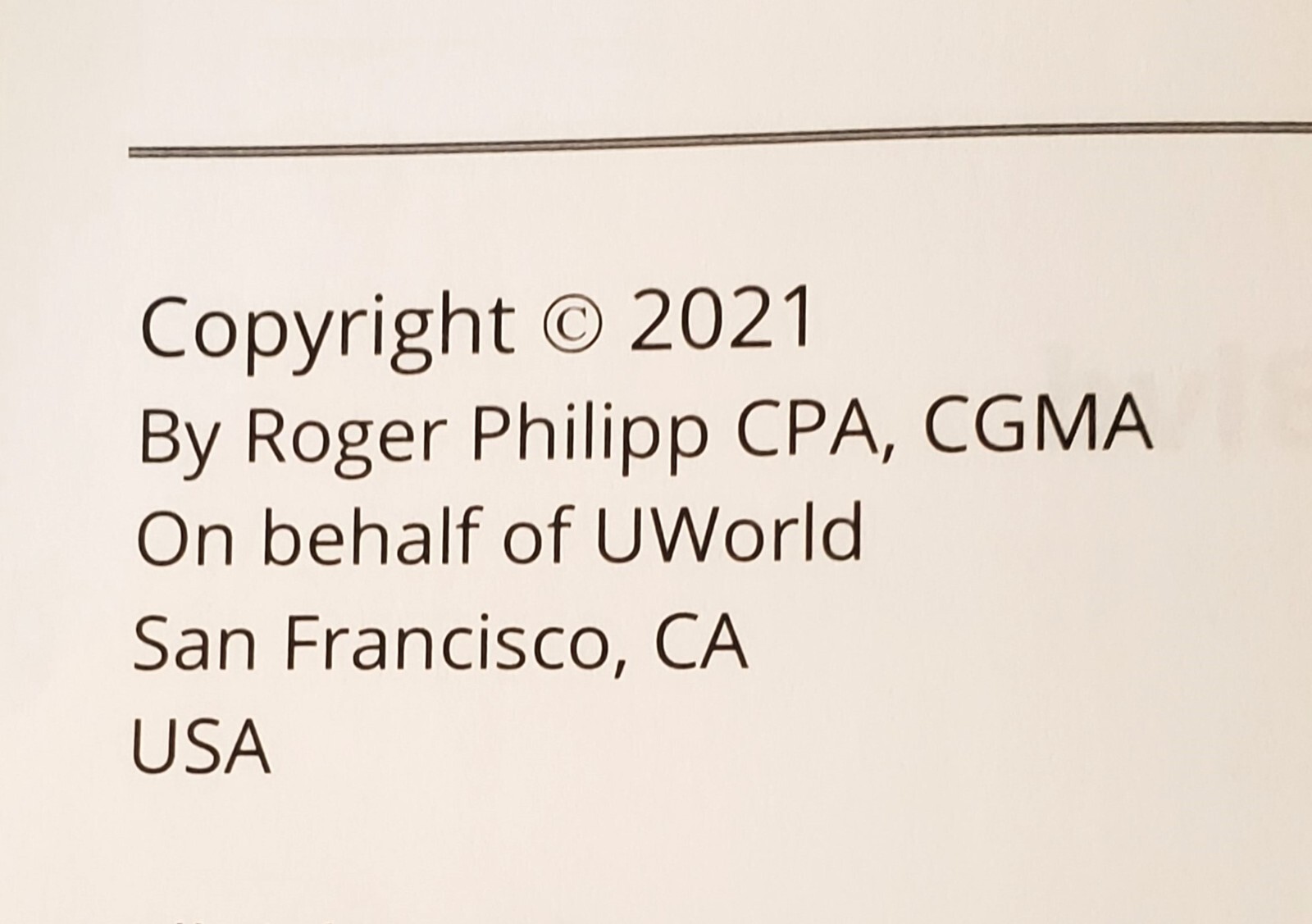 UWORLD Roger CPA Review – REG – Regulation – 2021.5 Edition