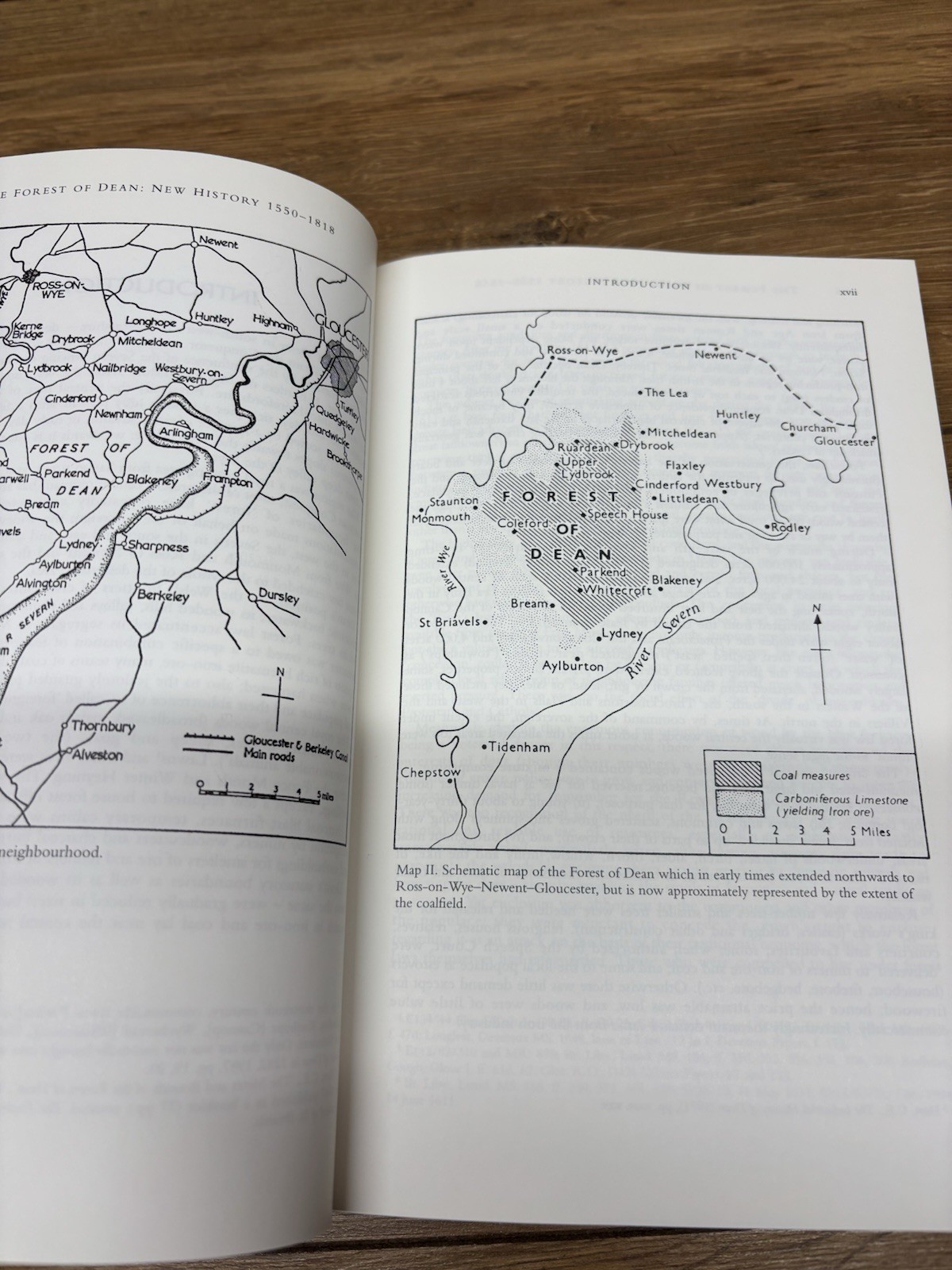 1995 1st Ed. Forest of Dean: New History 1550-1818 by Cyril Hart Hardback sh48
