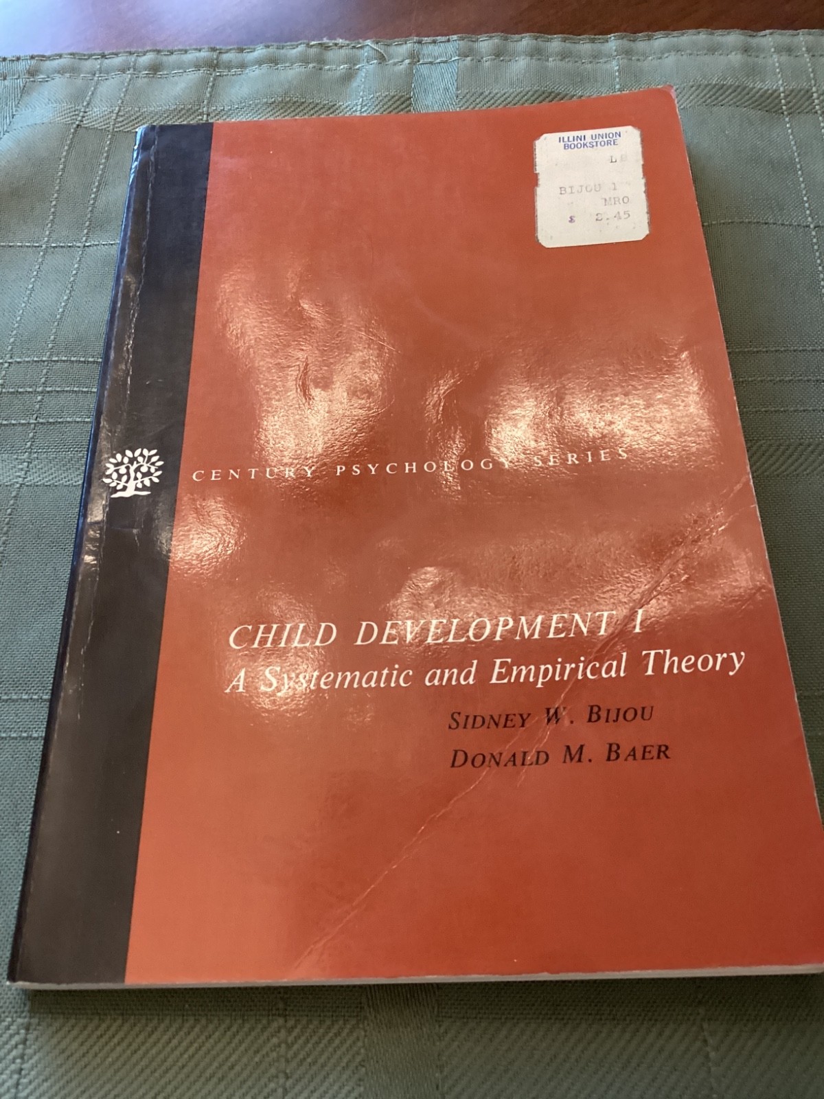 CHILD DEVELOPMENT I and II By Sidney W. Bijou Donald M. Baer Vintage HTF 2 Books