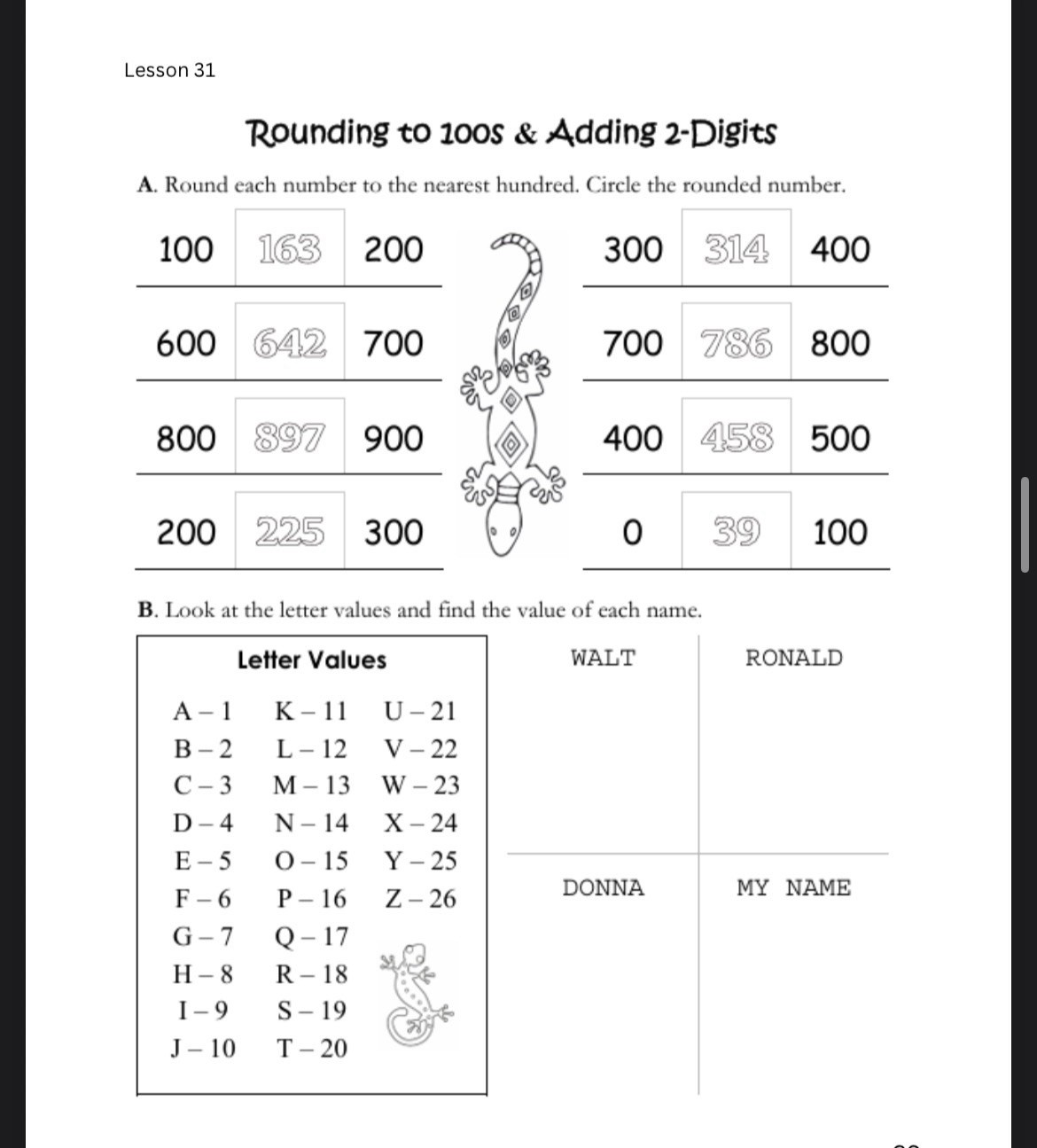 3rd Grade Math Full year Lessons Workbook Third Grade Math homeschool