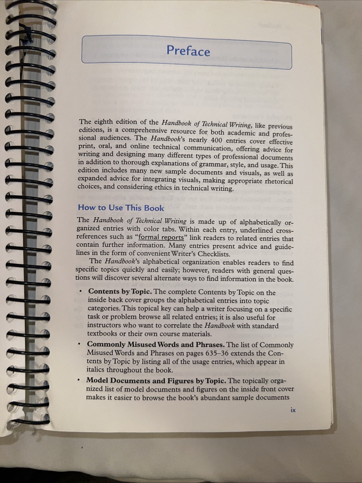 HANDBOOK OF TECHNICAL WRITING By Alred, Brusaw & Oliu – 8th Edition 2006 GREAT