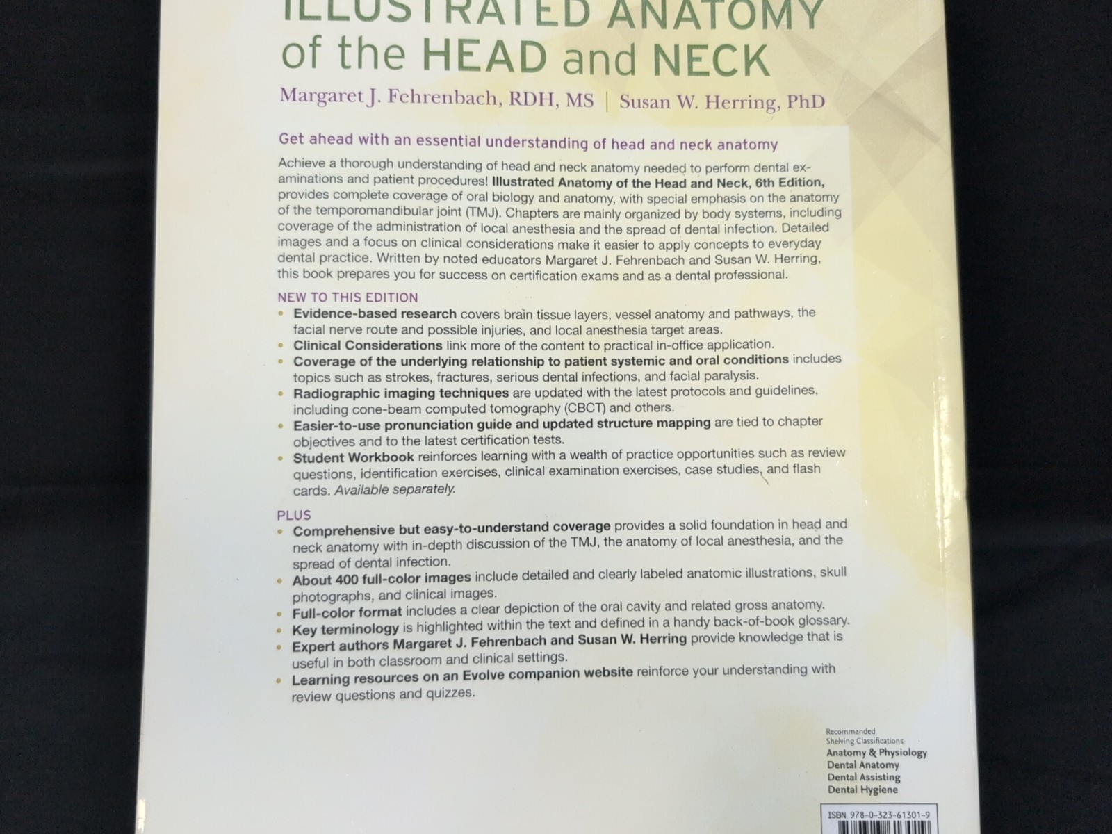 Illustrated Anatomy of the Head and Neck By Margaret J. Fehrenbach Paperback