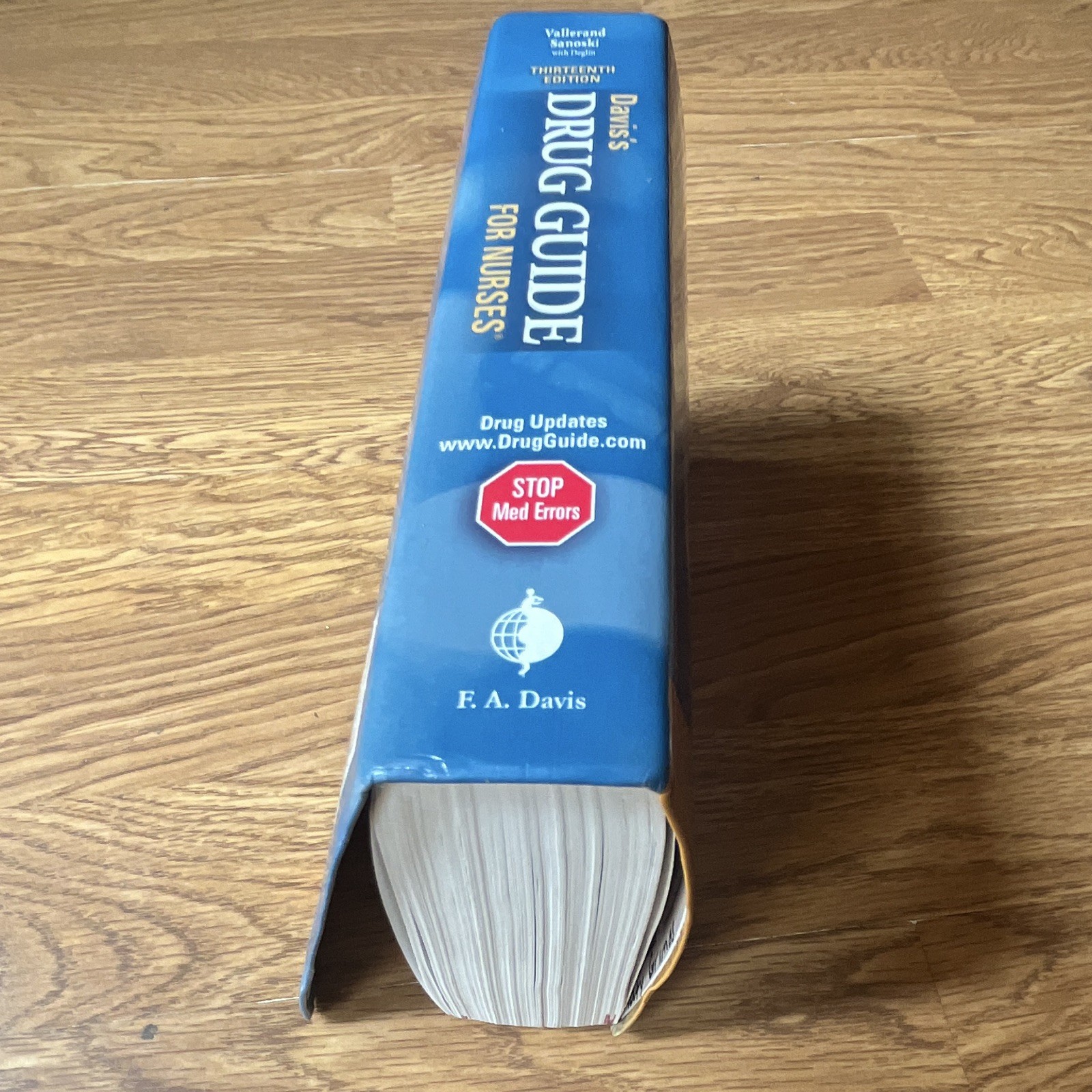 F.A. Davis Davis’s Drug Guide for Nurses 13th Ed 2013 Hardcover Vallerand