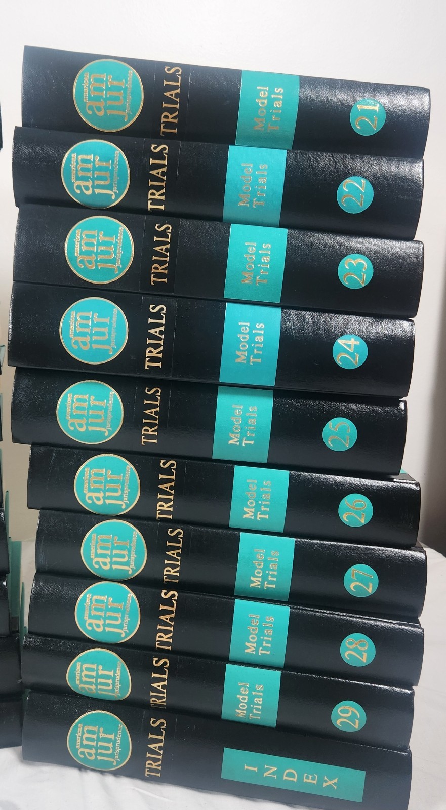 Lot Of 30 American Jurisprudence Trials Volumes 1-29 & Index Model Trials