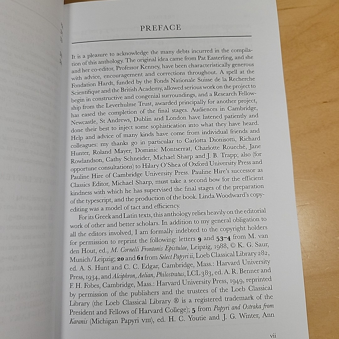 Greek And Latin Letters An Anthology With Translation Edited By Michael Trapp