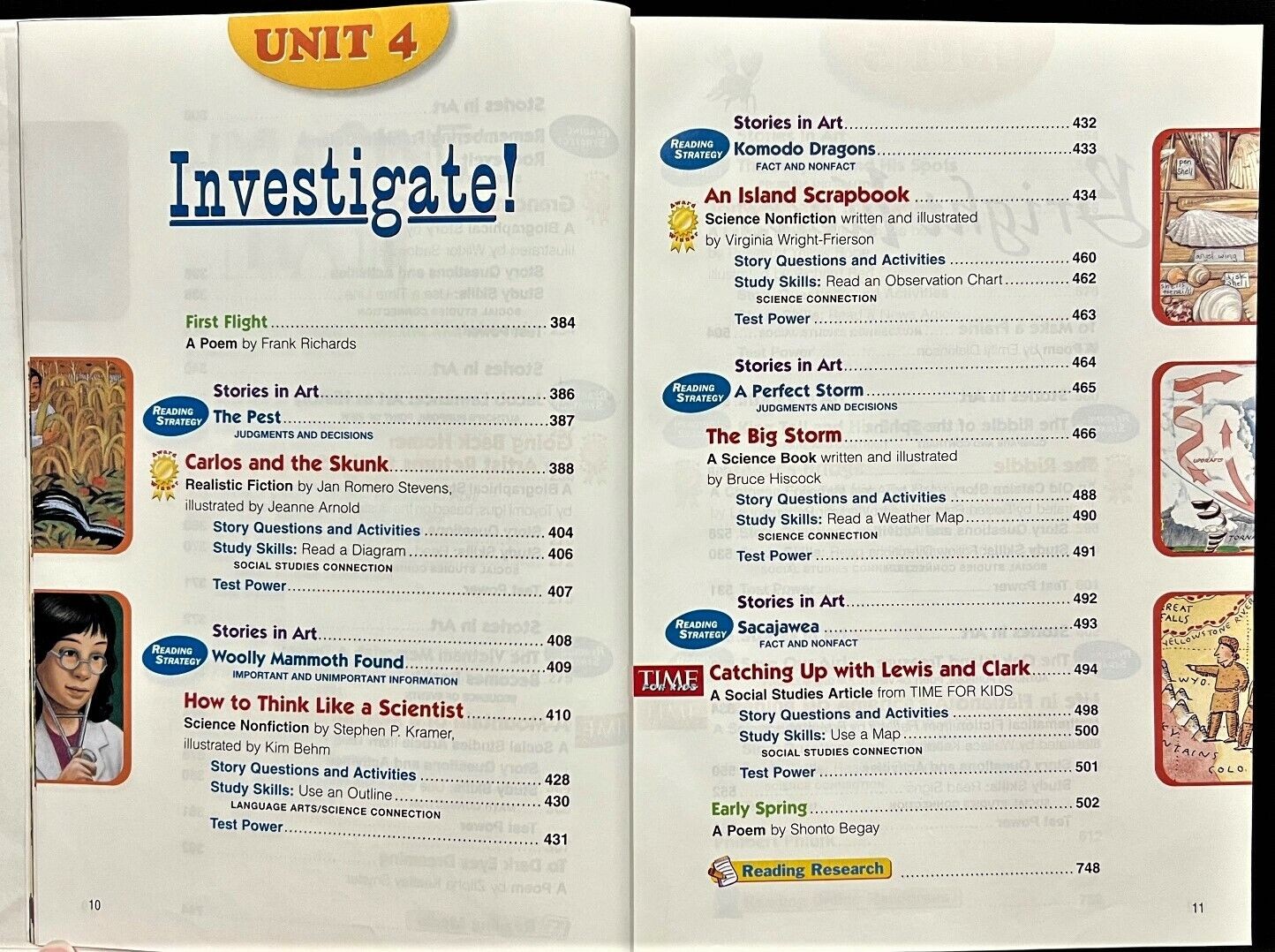 5th Grade – READING – Student Textbook (2005, Macmillan/McGraw-Hill)