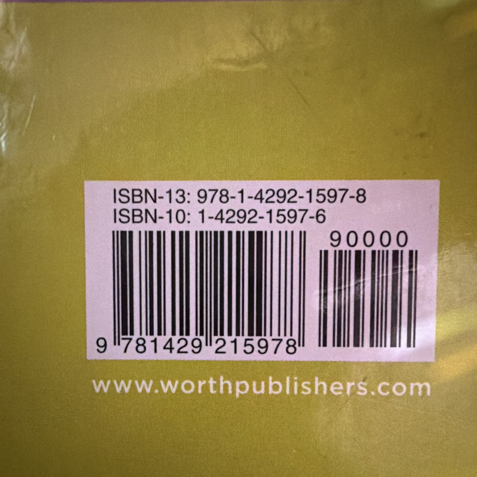 Psychology Ninth Edition David G. Myers Worth Publishers Hardcover Book