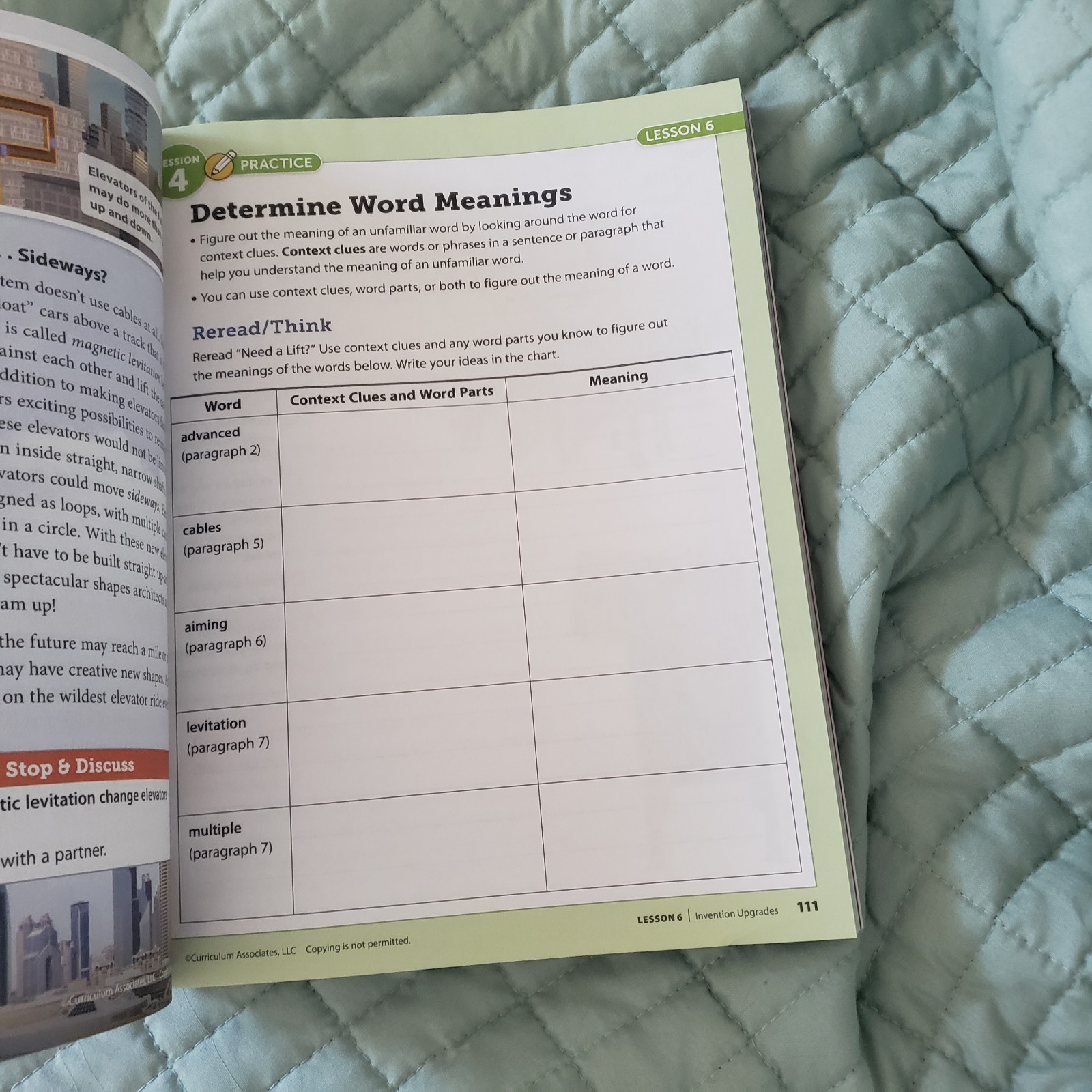 4th Gr. i-ready Magnetic Reading Grade 4 New