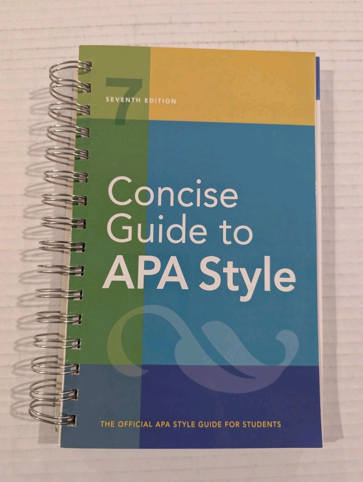 Concise Guide to APA Style: 7th Edition [OFFICIAL] Ring-bound Paperback