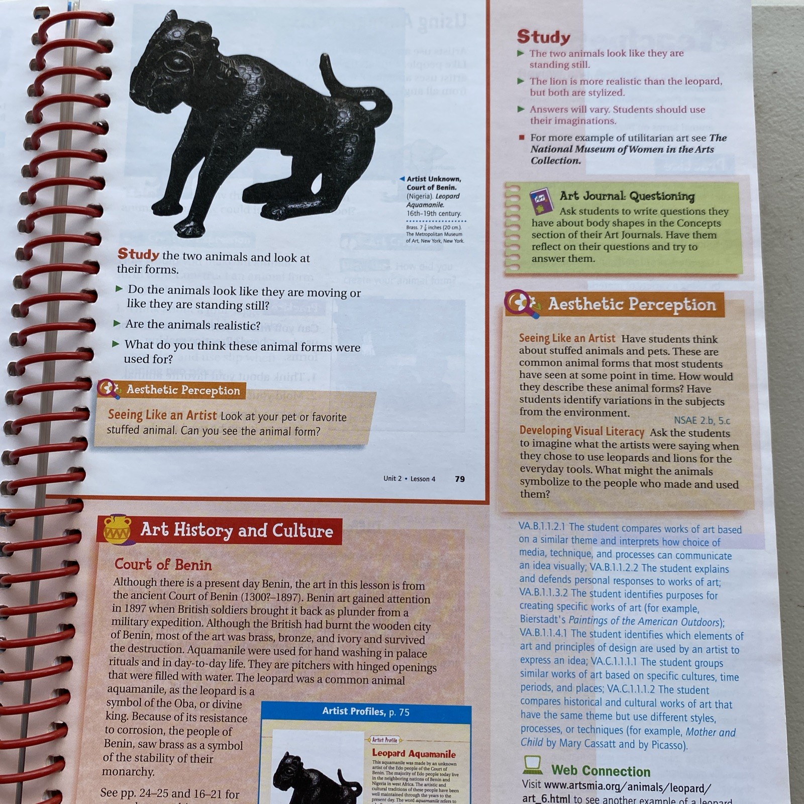 SRA Art Connections Teacher Edition Set Levels 1 2 3 & 5 Florida McGraw-Hill
